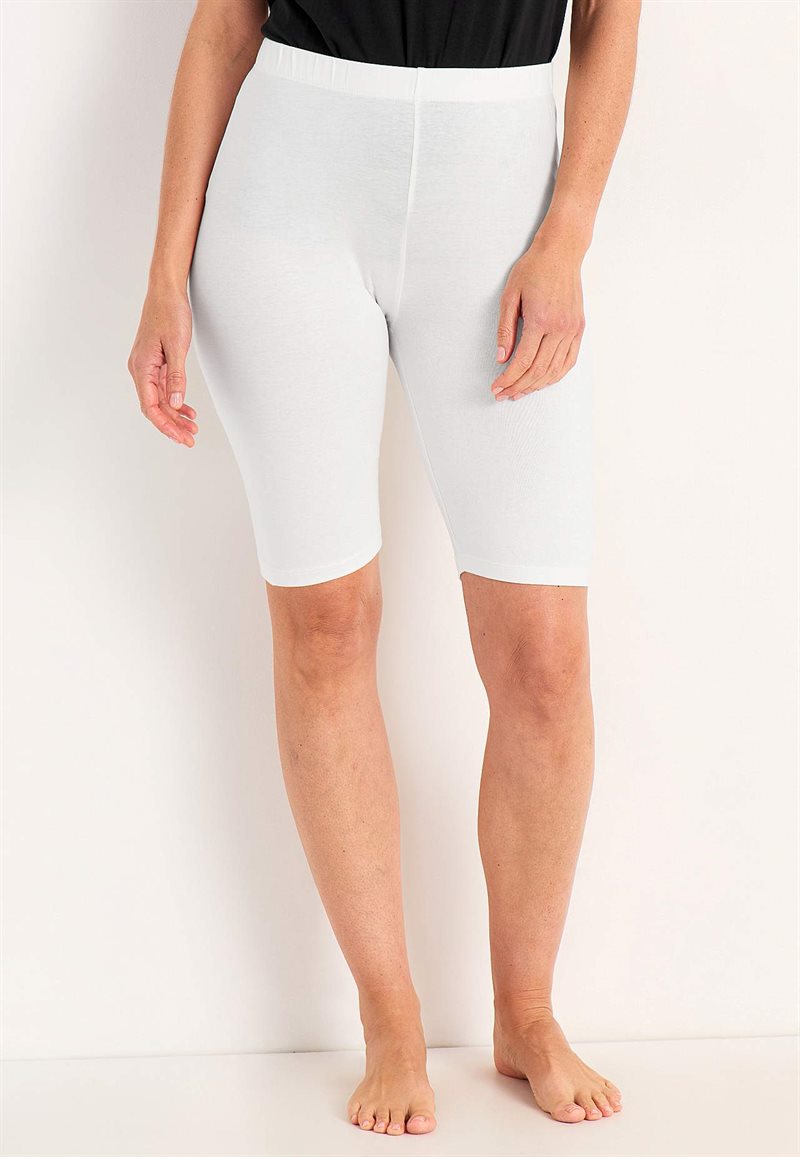 Komfortabel sykkelshorts i organisk bomull Tindra 2-pack 38/40