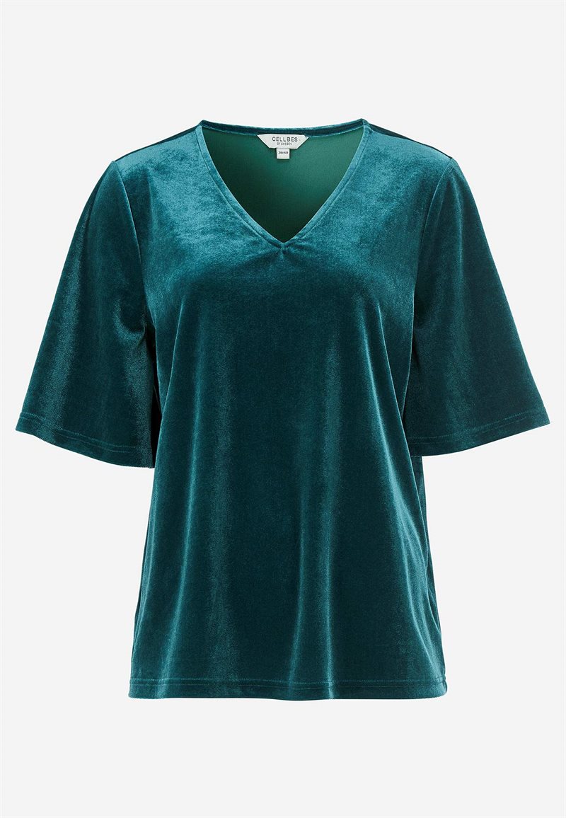 V-halset fløyelstopp