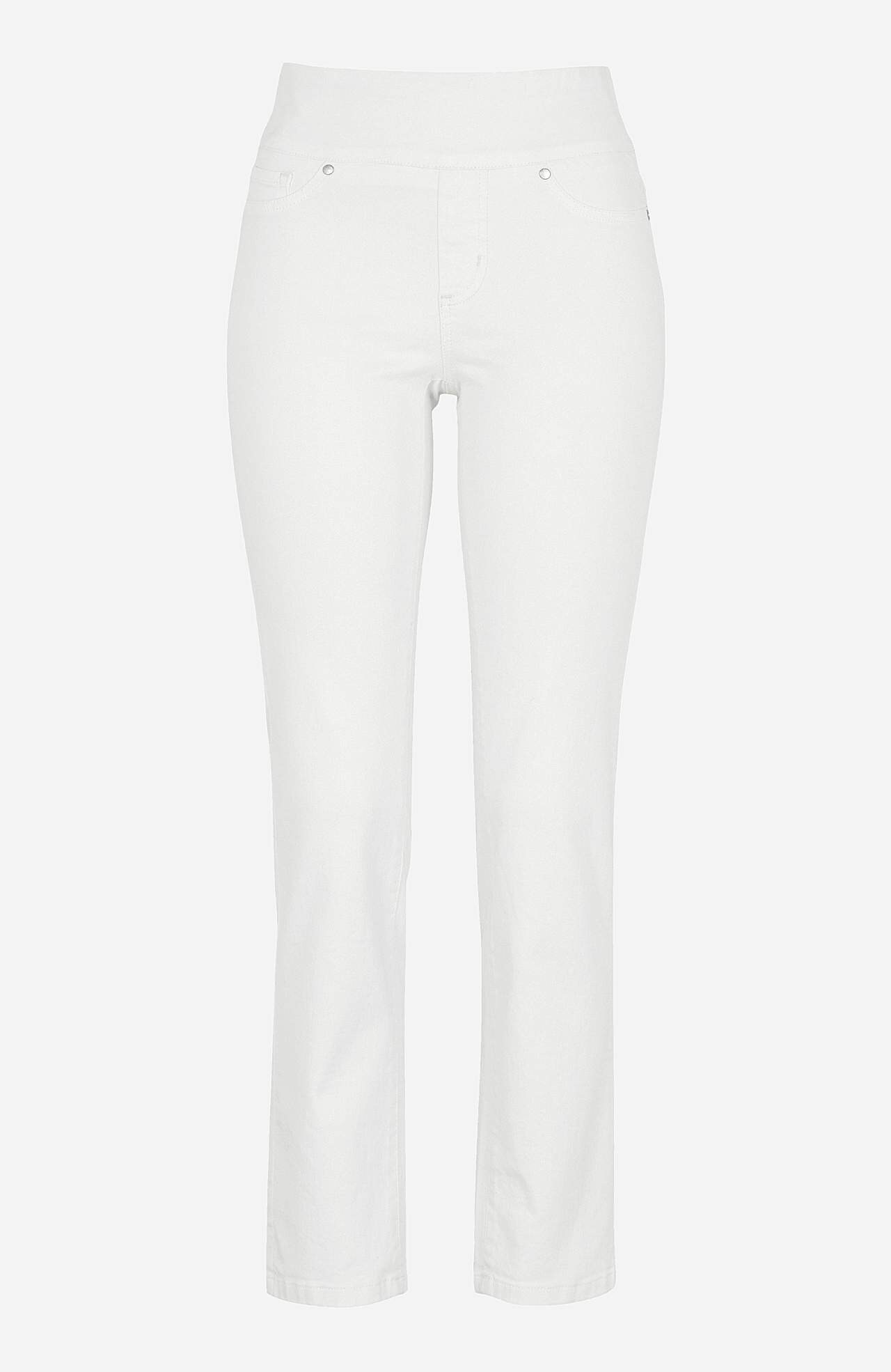 Stretchy jeggings med bred elastisk midje Elin