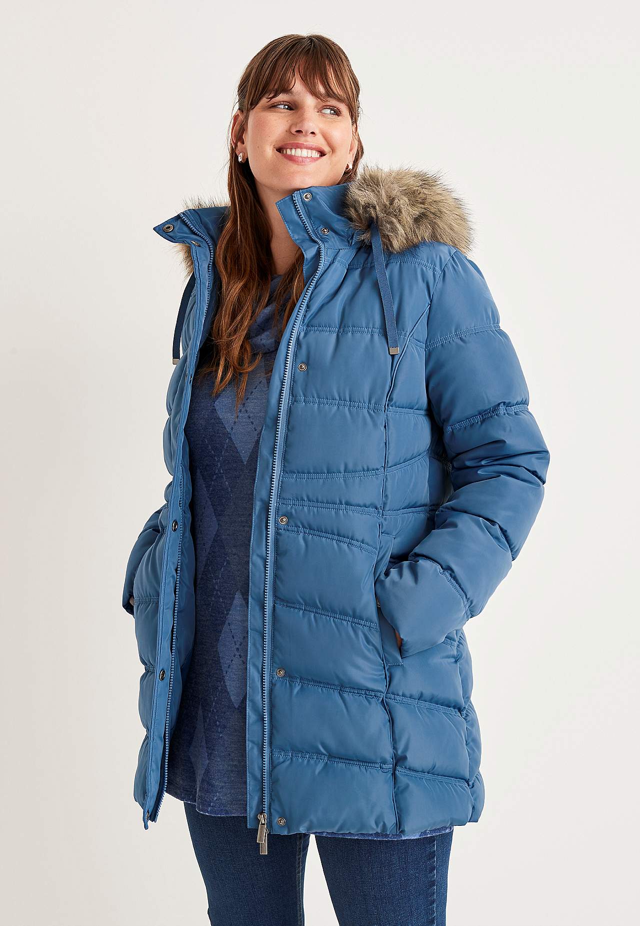Varm-foret jakke