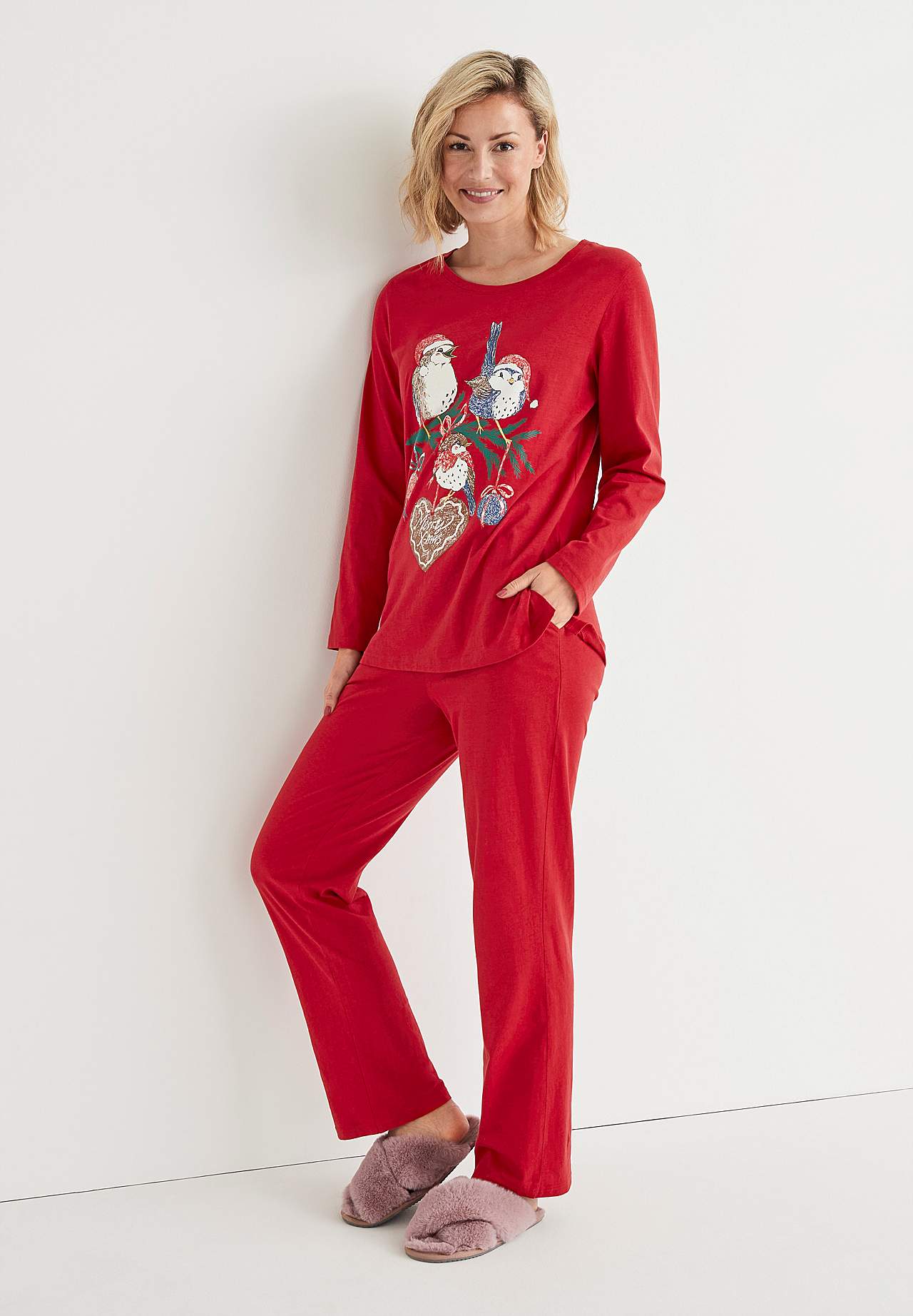 Pyjamas med julemotiv