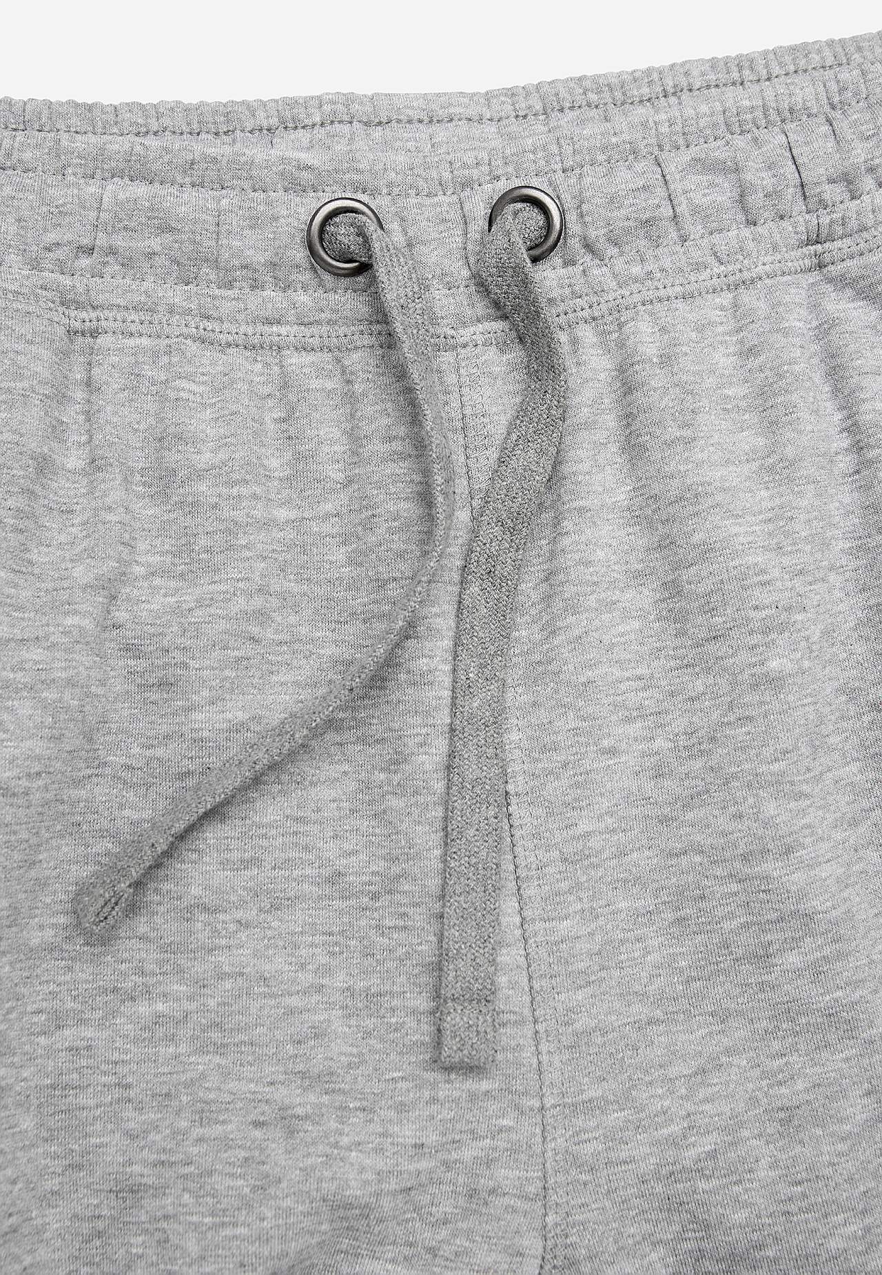 Sweatshirtbukse med strikk ved benenden