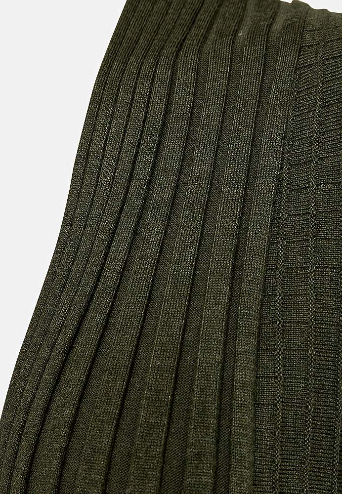 Lang, ribbet cardigan Claudisse