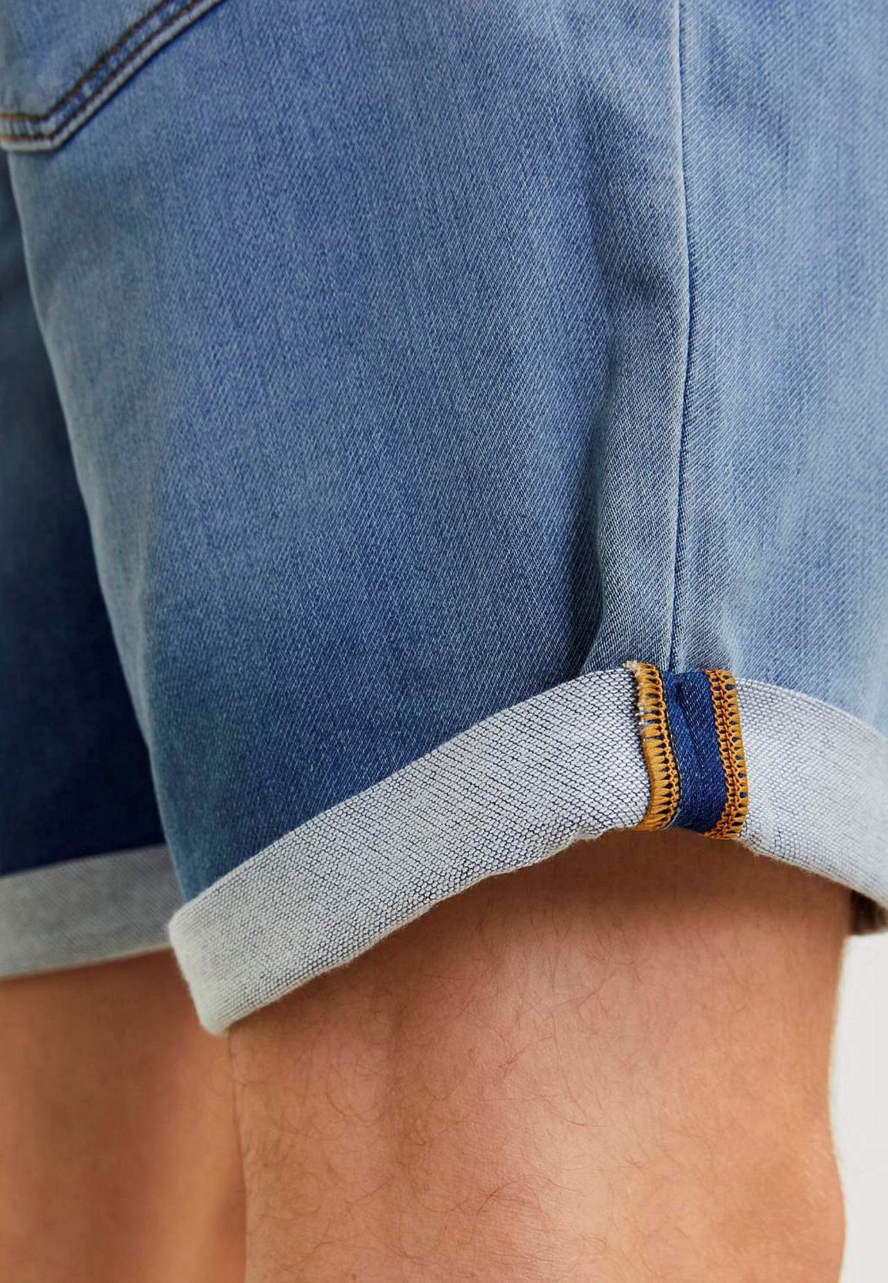 Jeans-shorts med brettet kant Rick  381