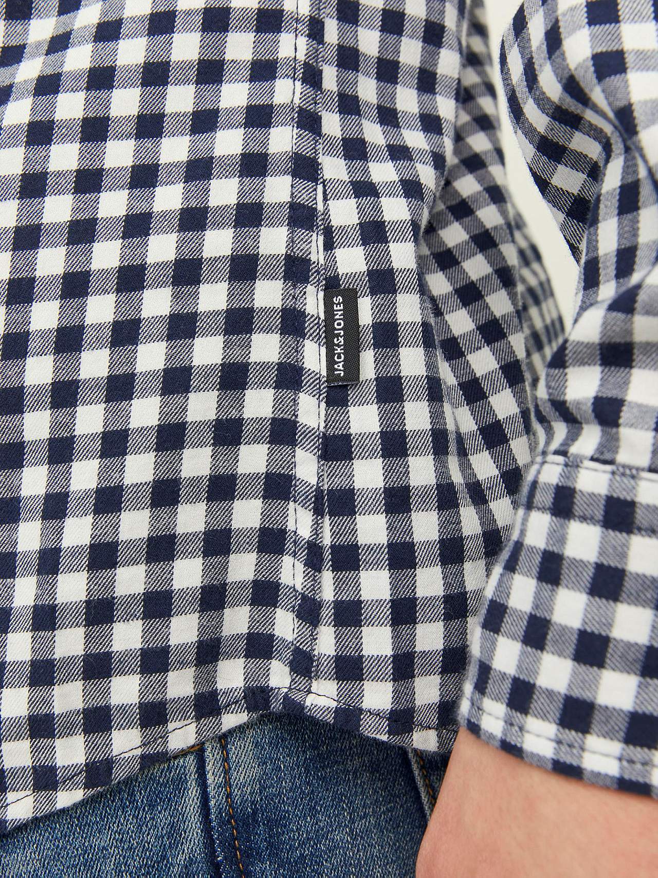 Rutete, myk bomullsskjorte Gingham