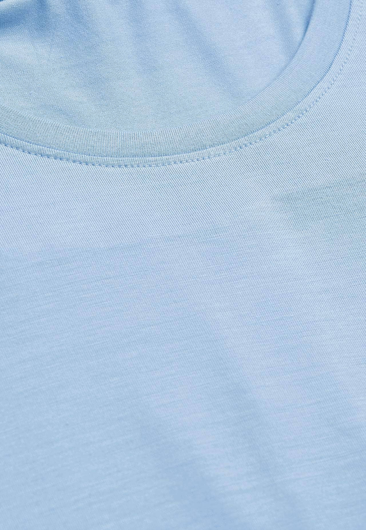 Jerseytopp med korte ermer