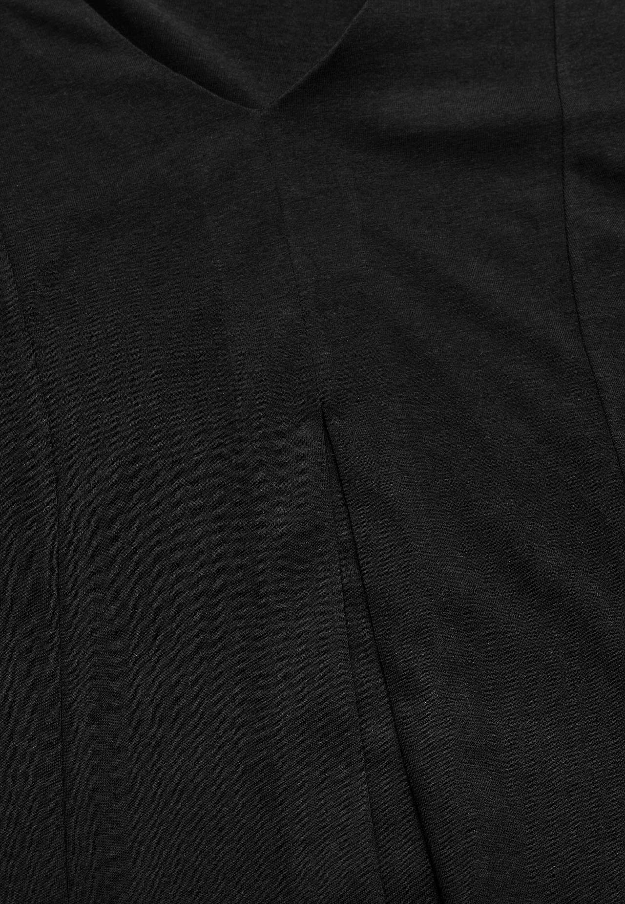 Jerseytunika med krøllet detalj