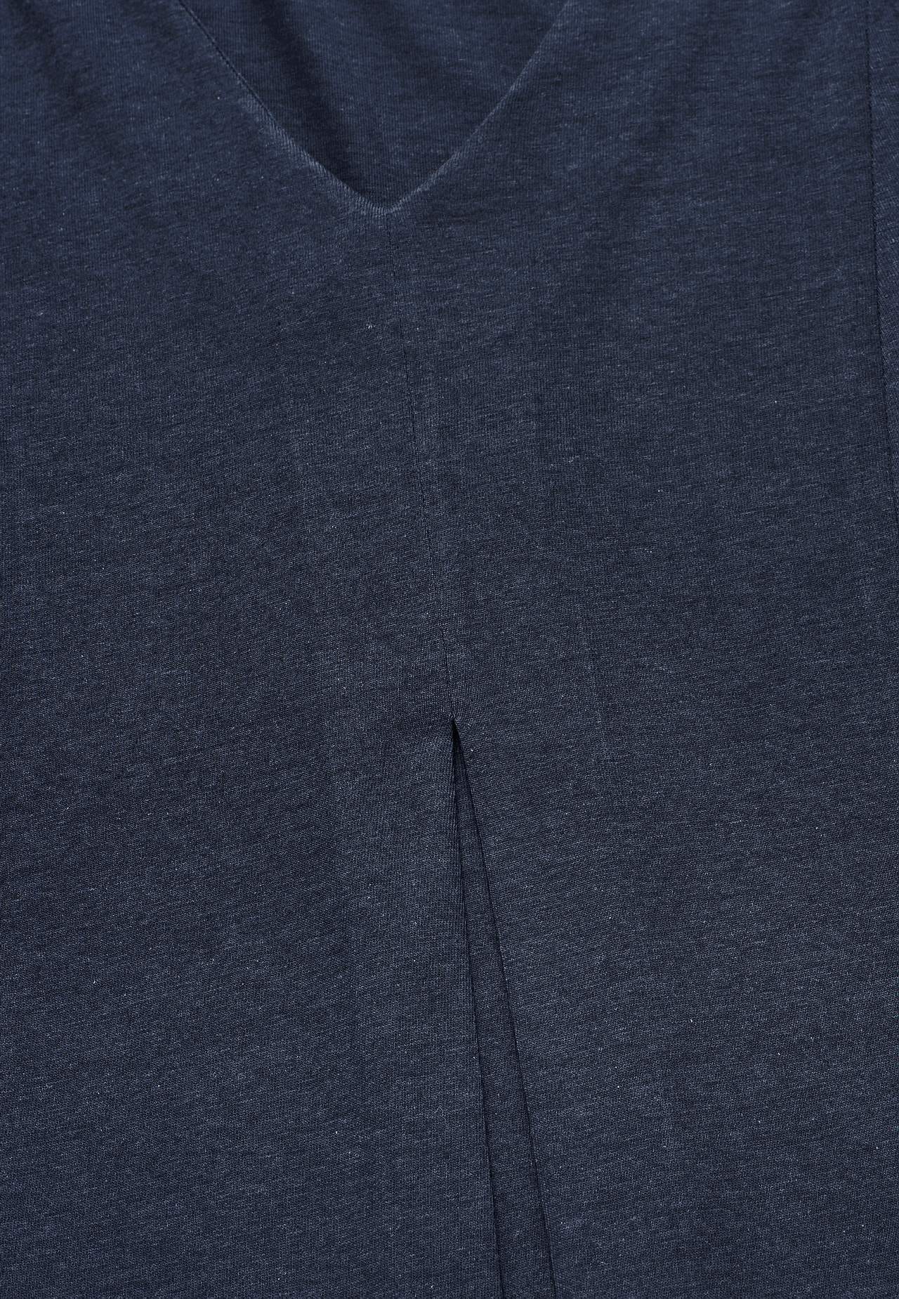 Jerseytunika med krøllet detalj