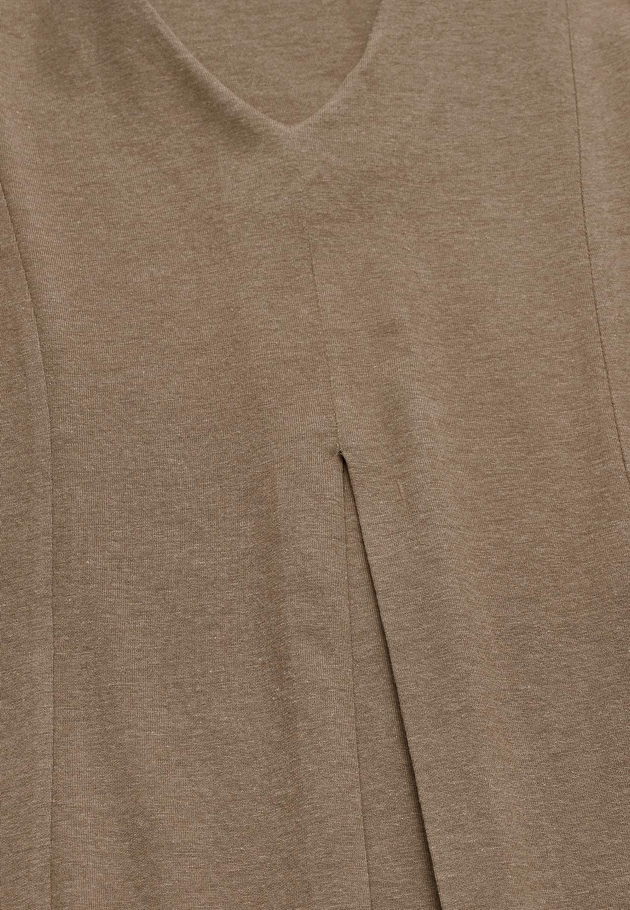 Jerseytunika med krøllet detalj
