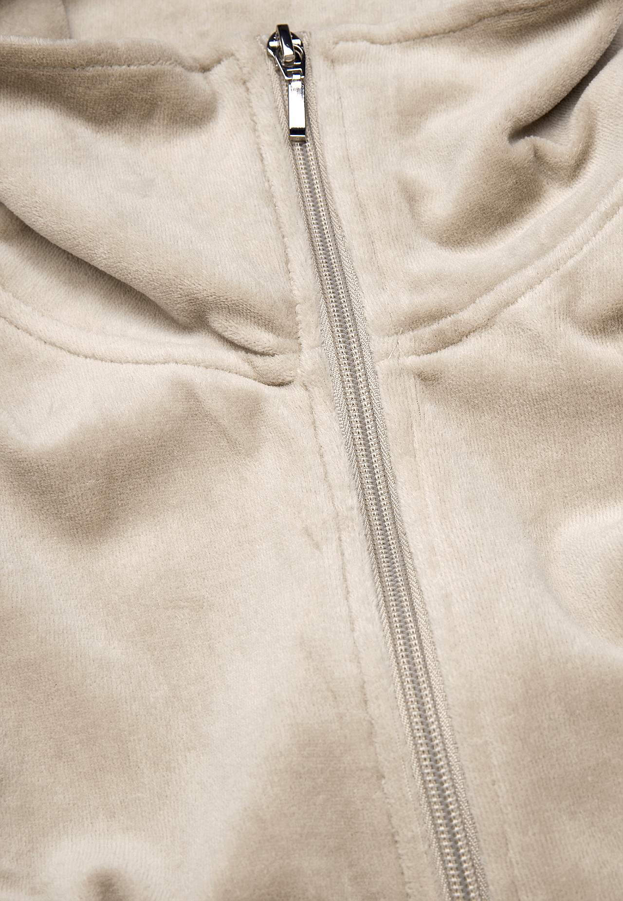 Lang morgenkåpe i velour