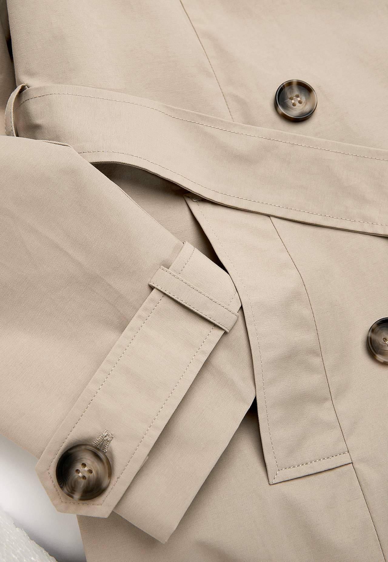 Dobbelbryst trenchcoat Tracy