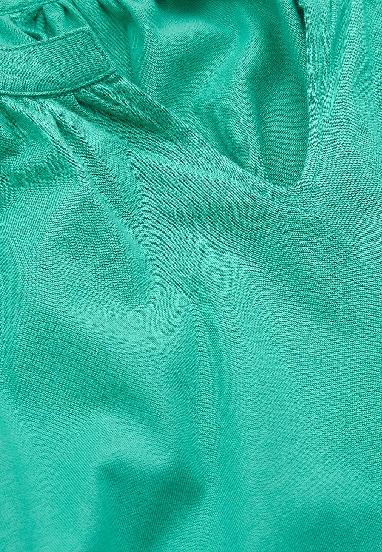 Jerseytunika med 3/4-lange ermer