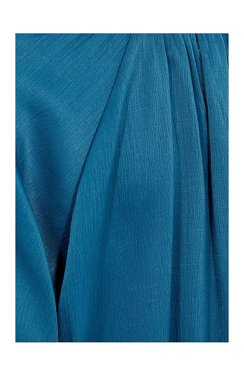 Ensfarget bluse med struktur
