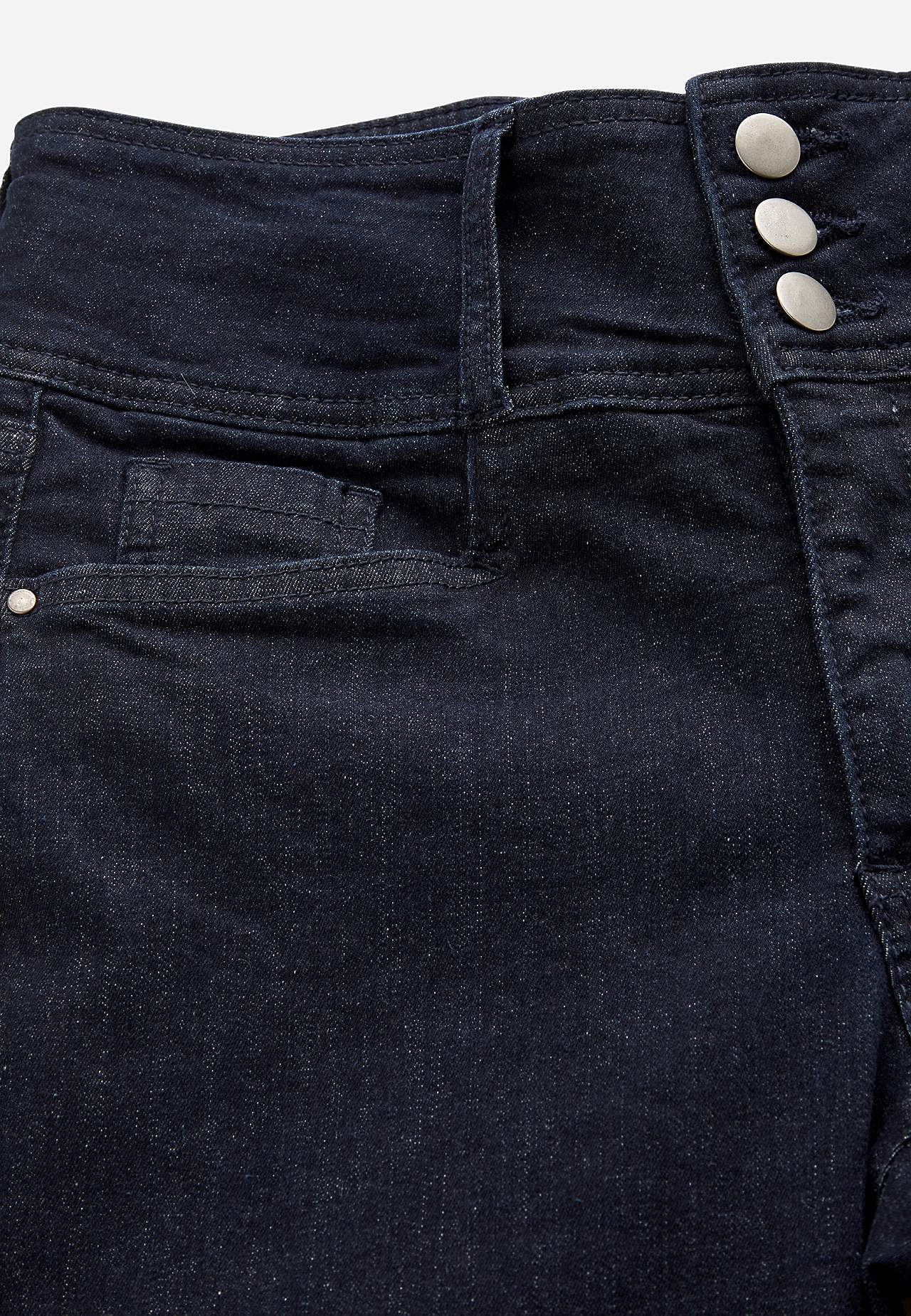 Smale jeans med høy midje - tre lengder
