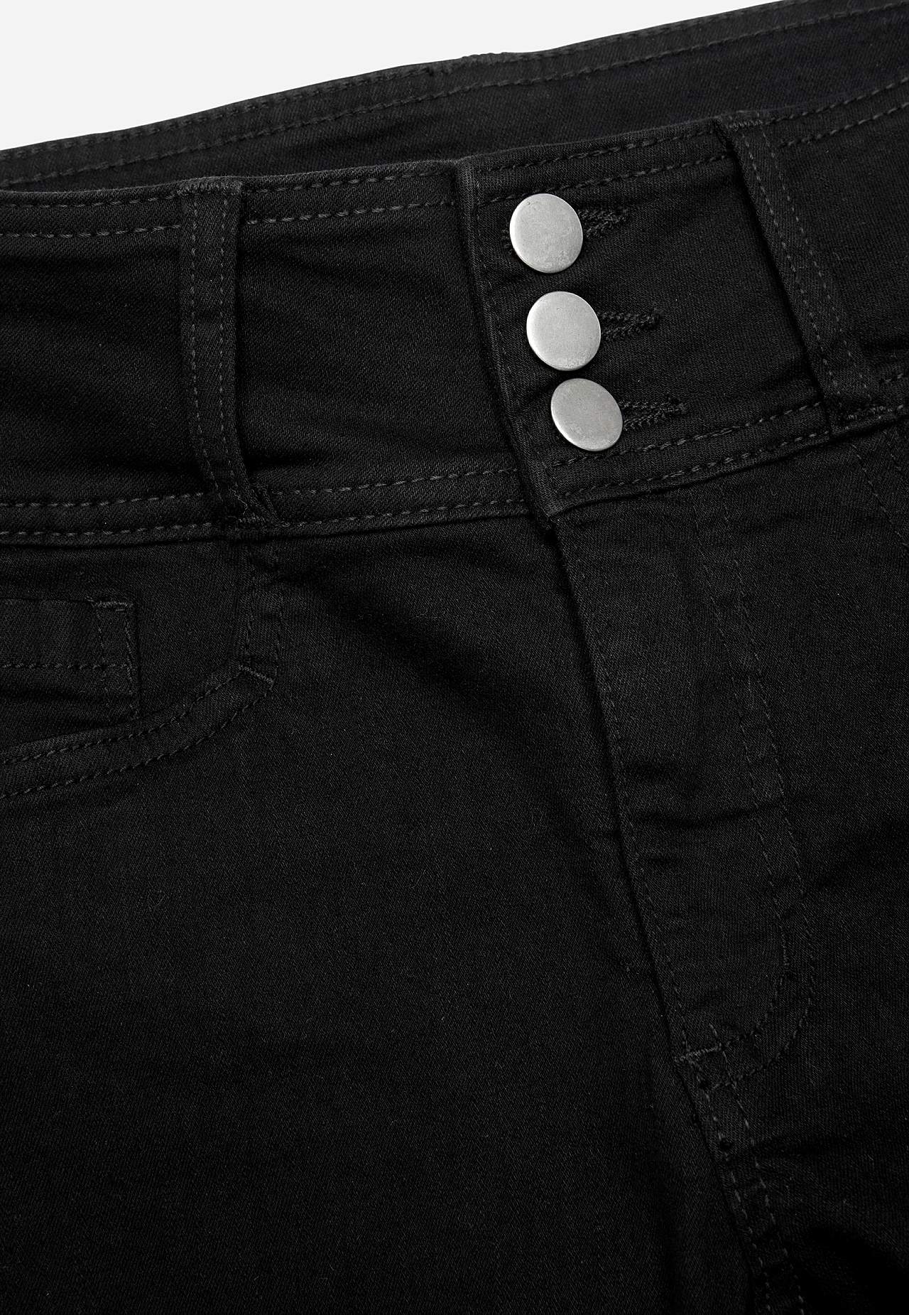 Boot cut jeans med høy midje
