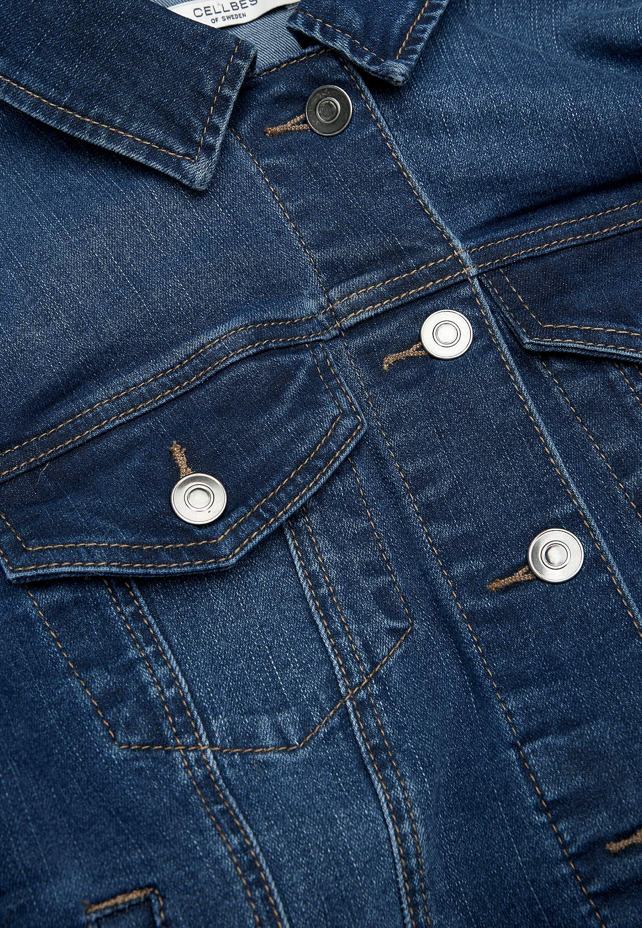 Denimjakke med stretch
