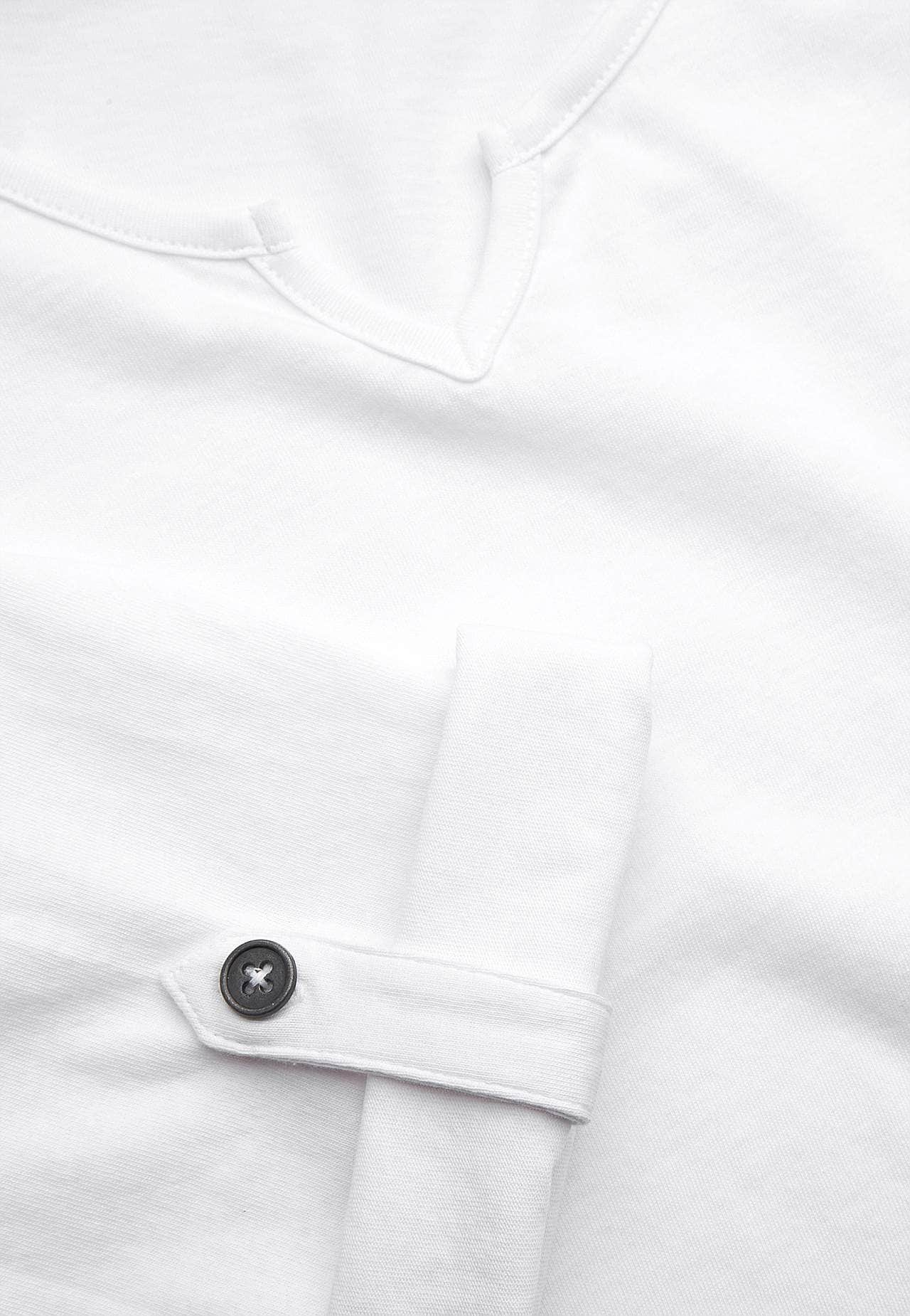 Jerseytopp med 3/4-lange ermer