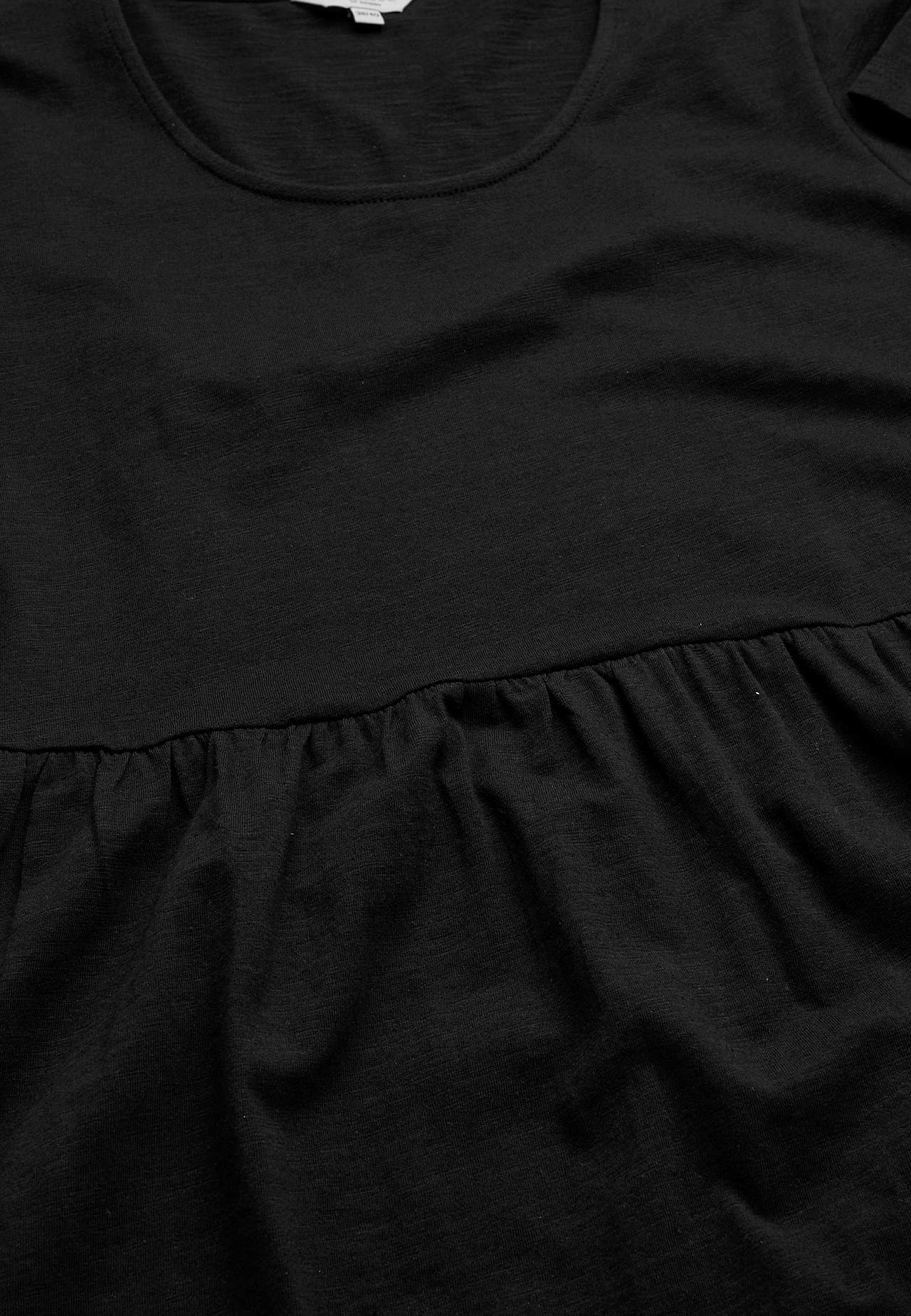 Jersey-kjole med volang Viola