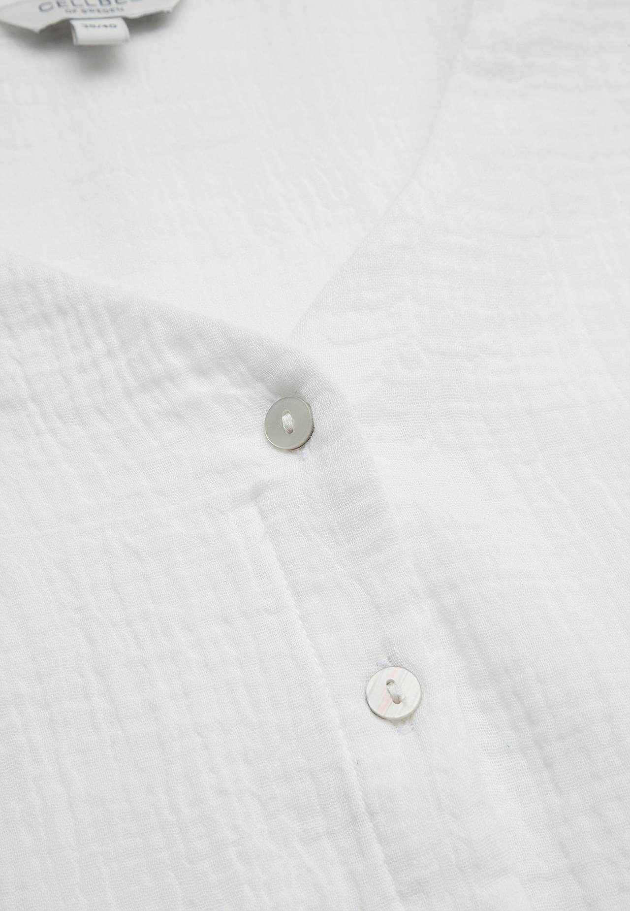 Kortermet bomullsbluse
