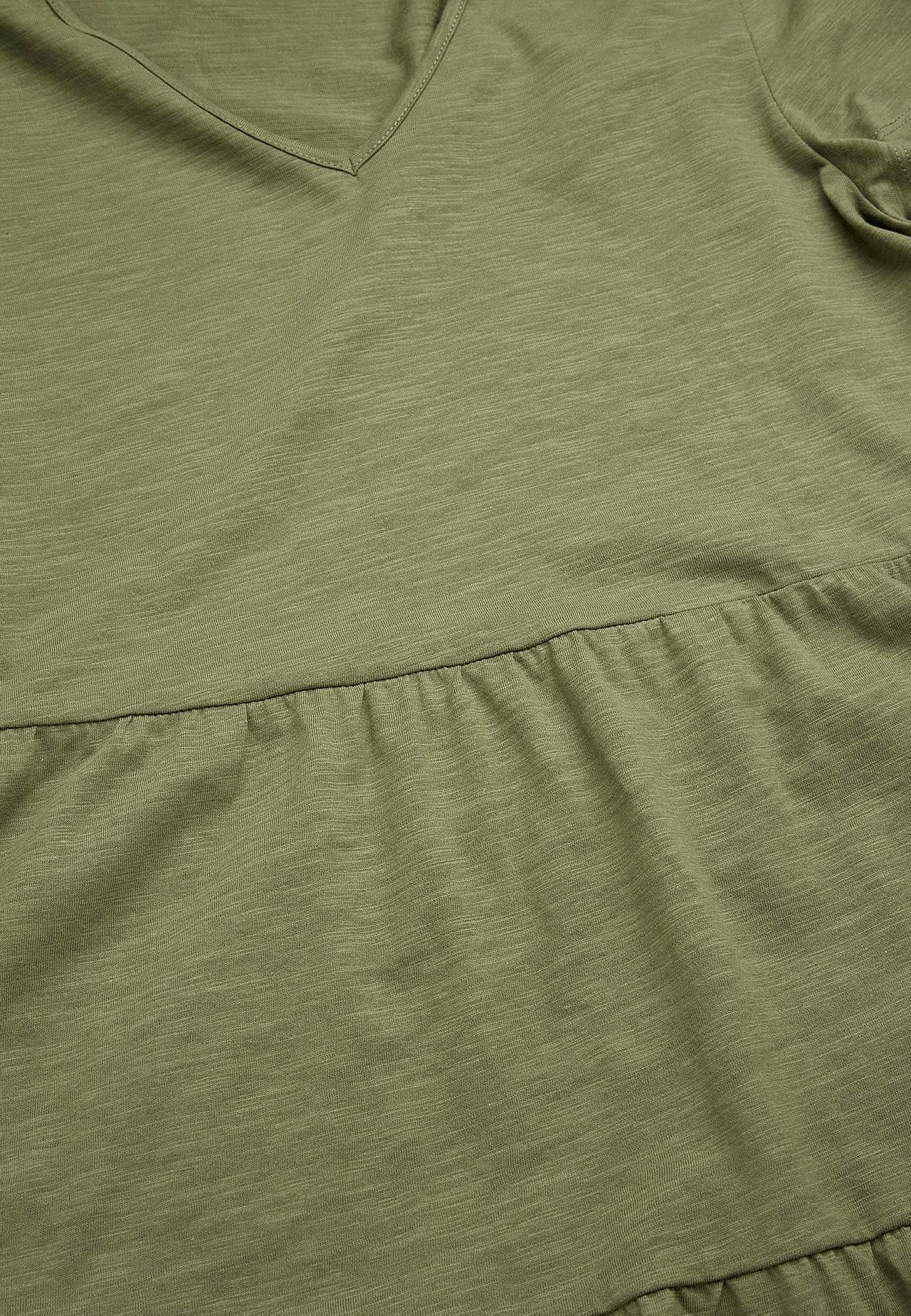 Jerseytunika med volang Viola