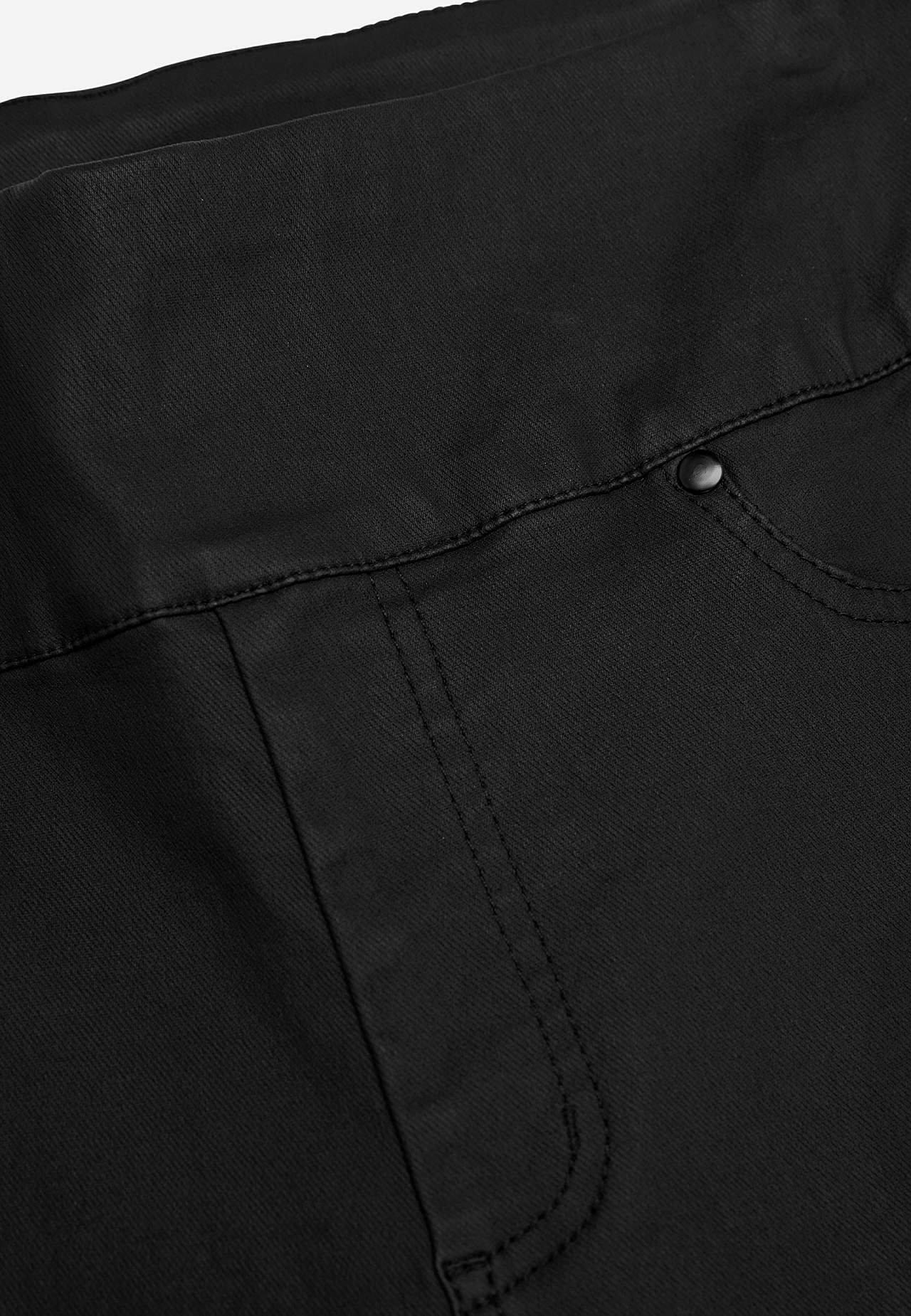 Belagte jeggings med smale ben