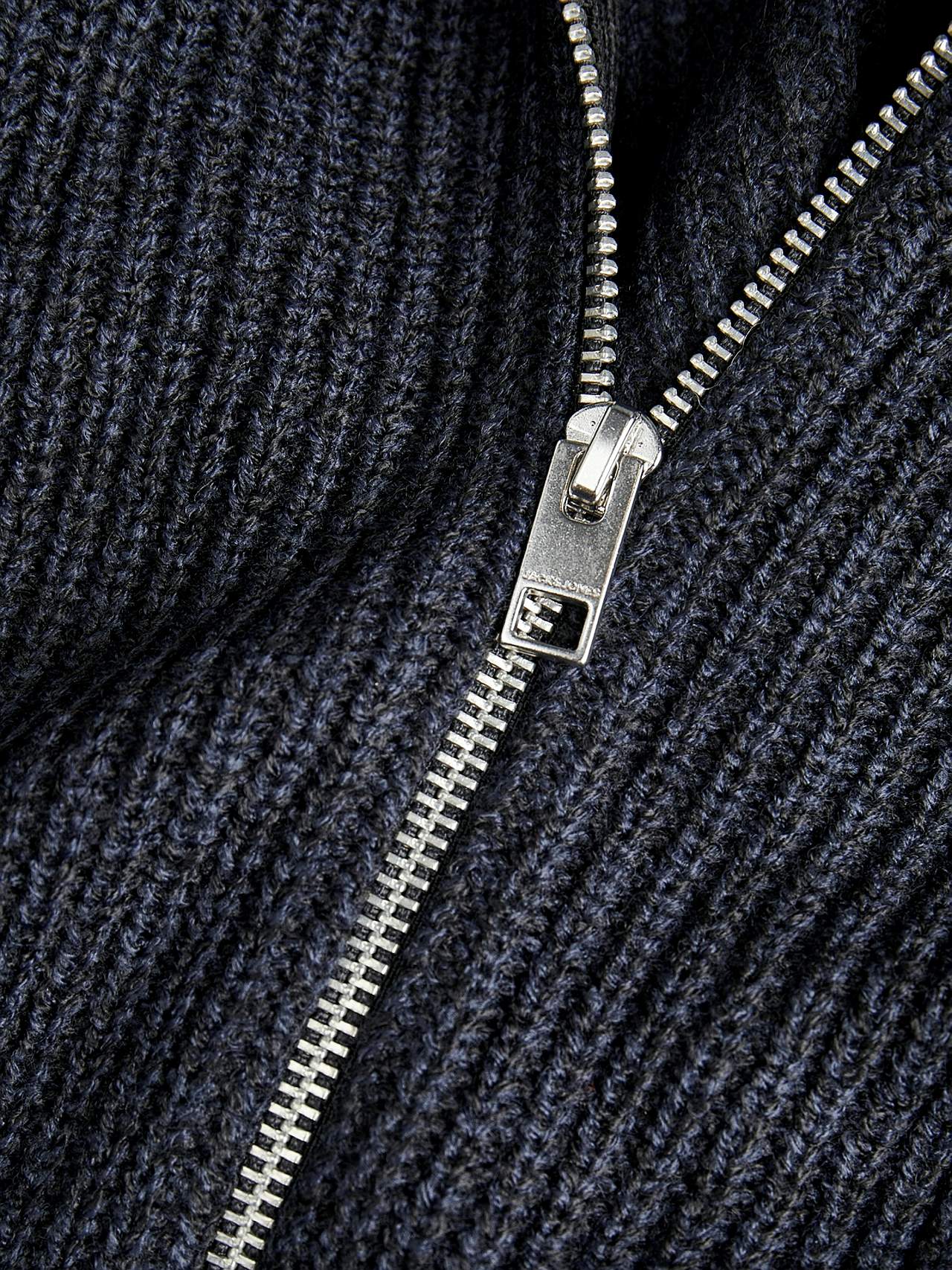 Cardigan med høy hals