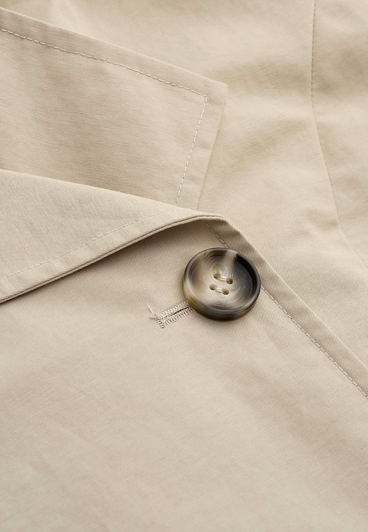 Dobbelbryst trenchcoat