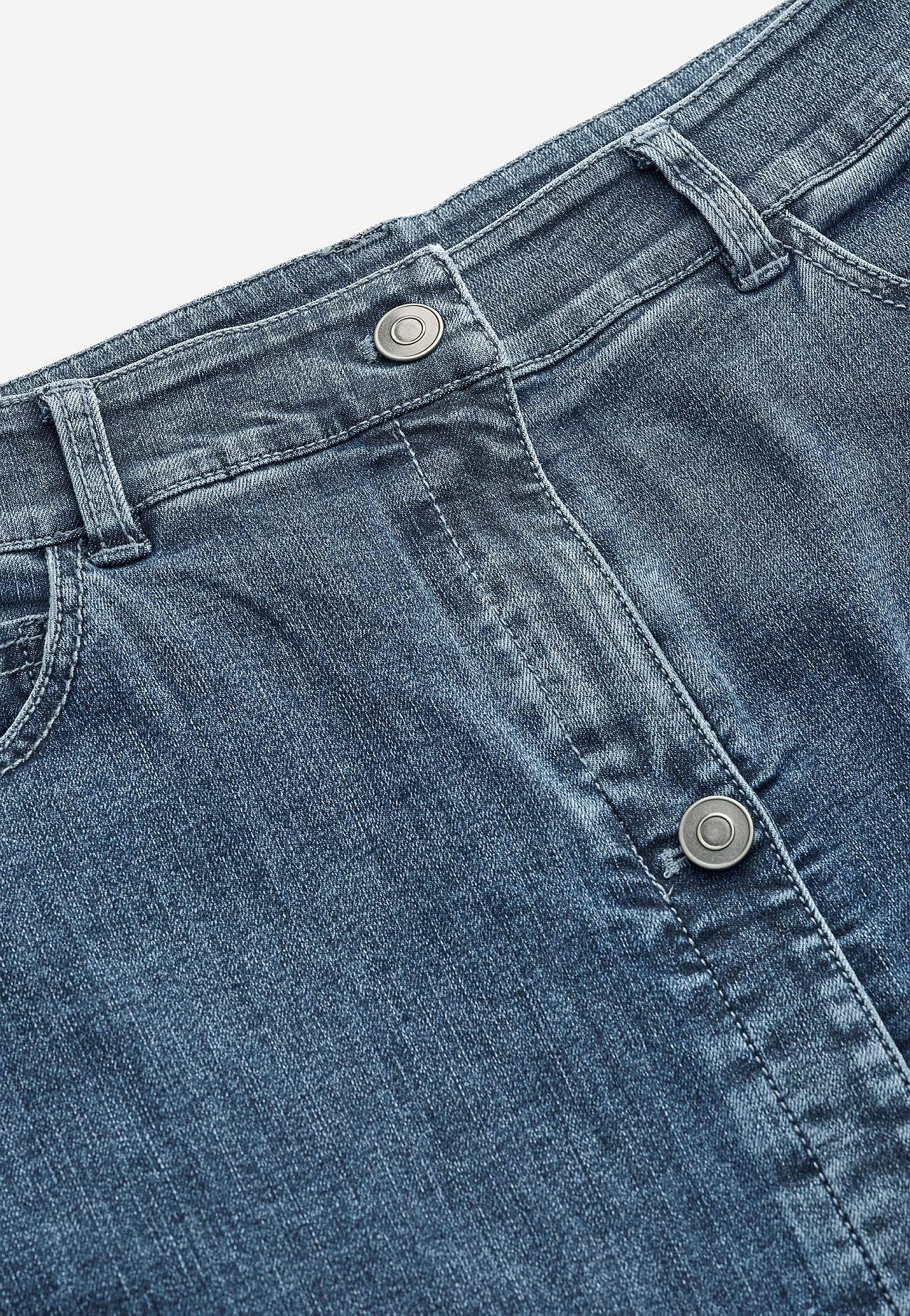 Superstretch denim skjørt