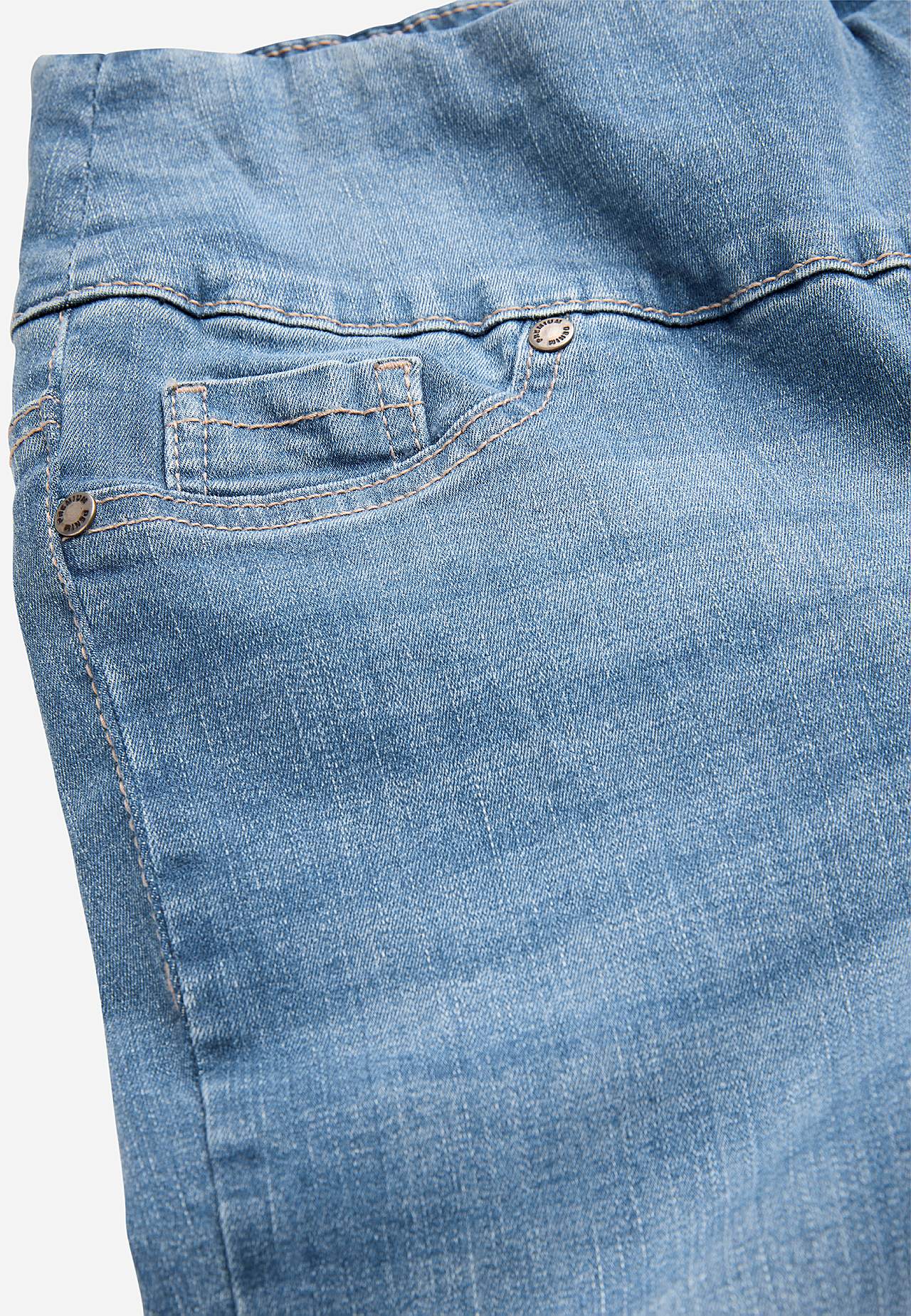 Superkomfortabel ankeljeans i denim