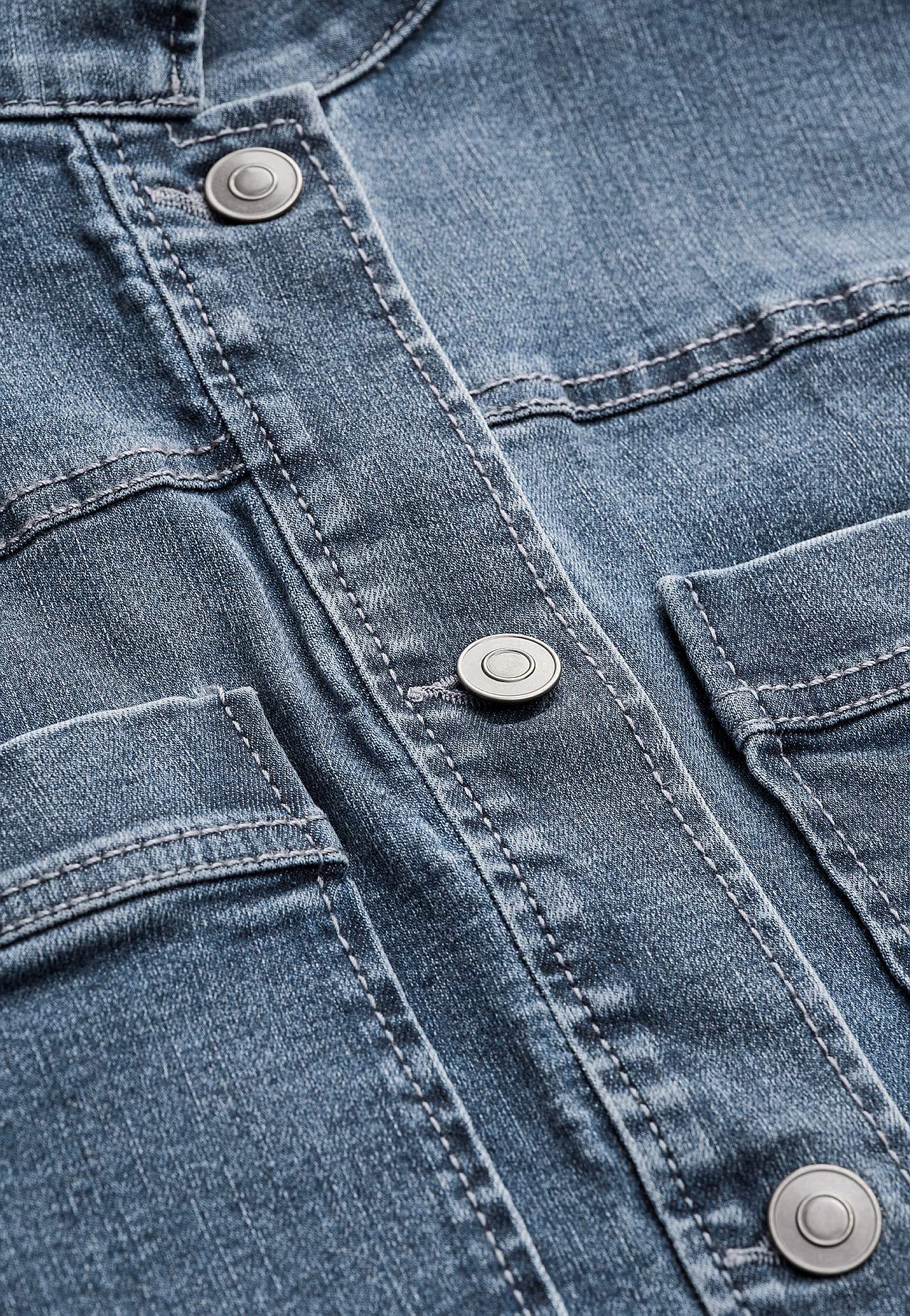 Denimjakke med stretch