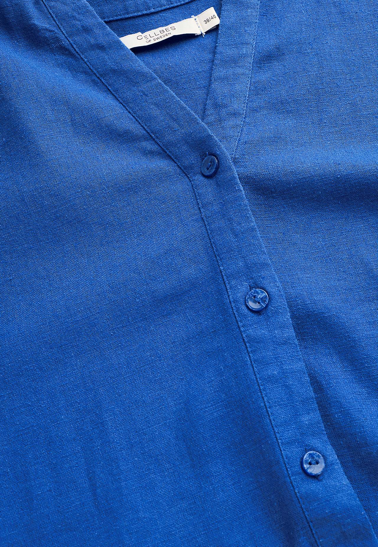 Bluse i linmiks