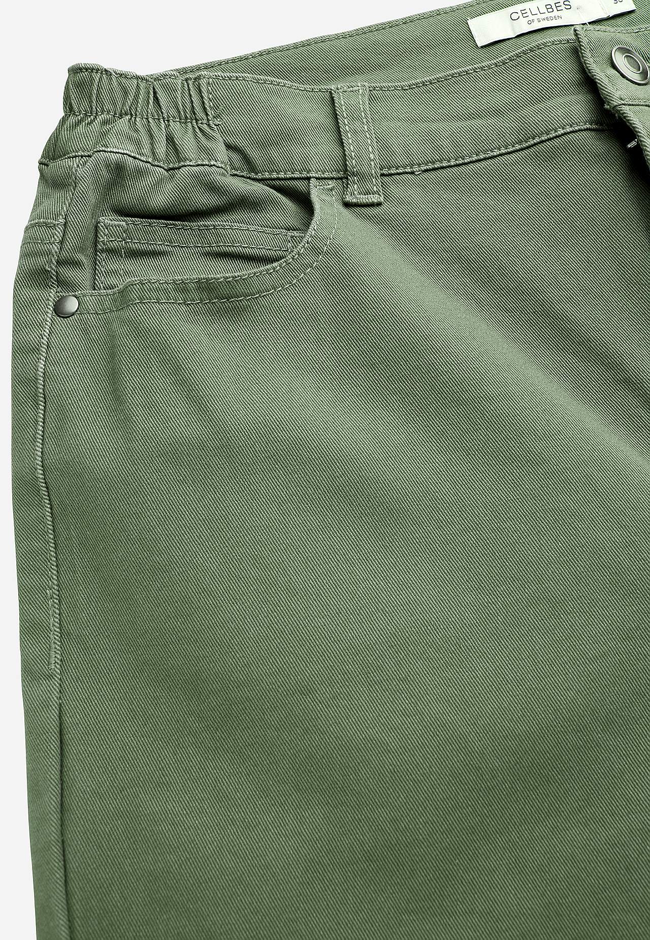 Jeans med elastisk midje