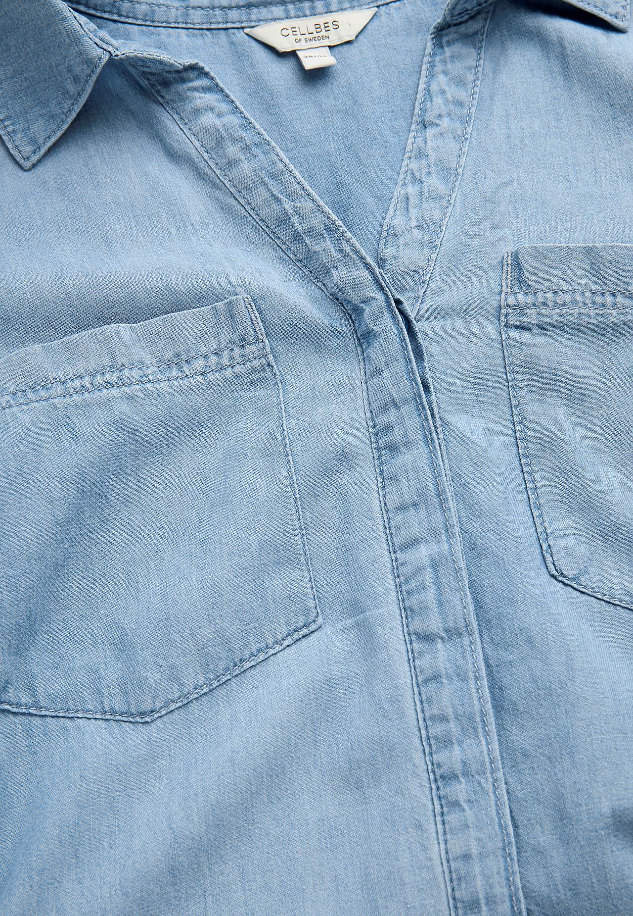 Denimskjorte med knapper