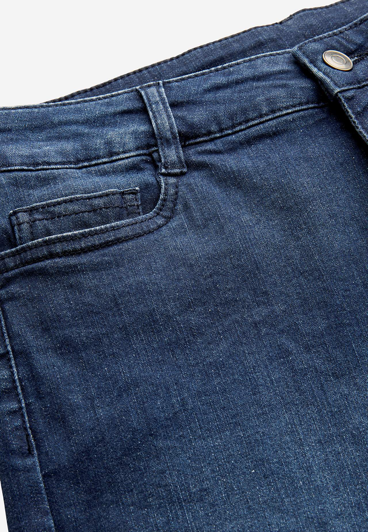 Jeans-shorts med komfortabel stretch