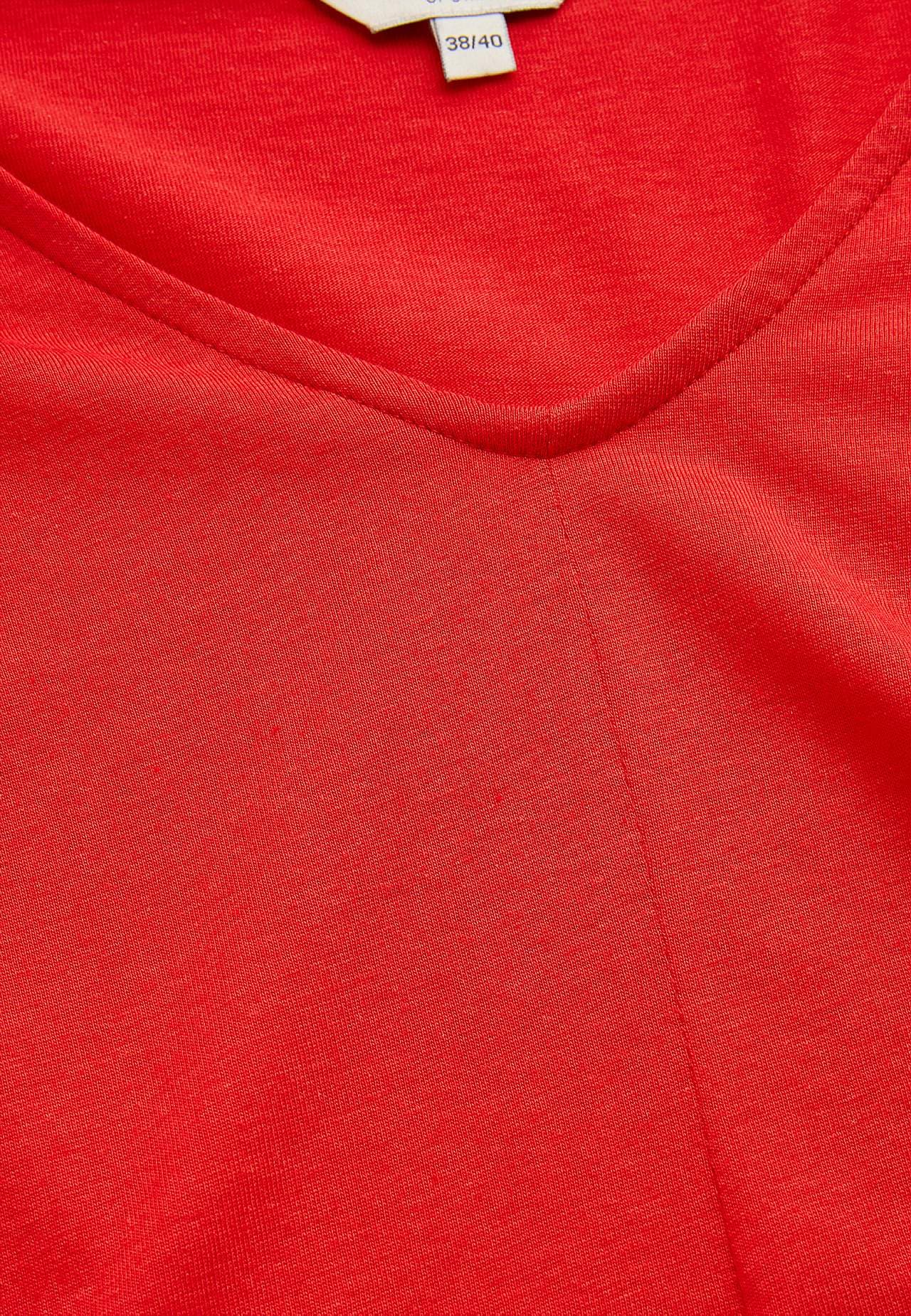 Jerseytunika med flatterende fold