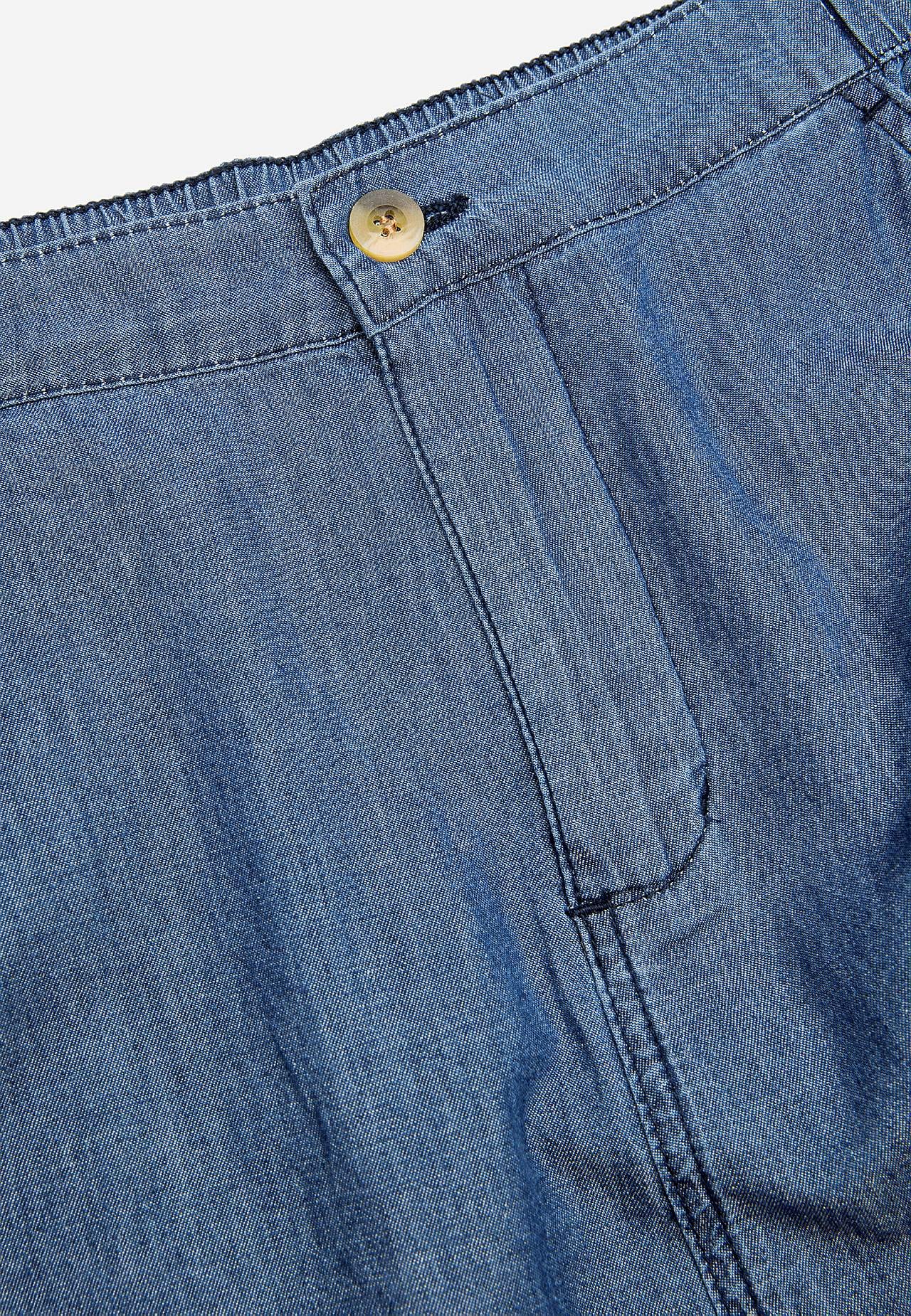 Denim skjørt med lommer