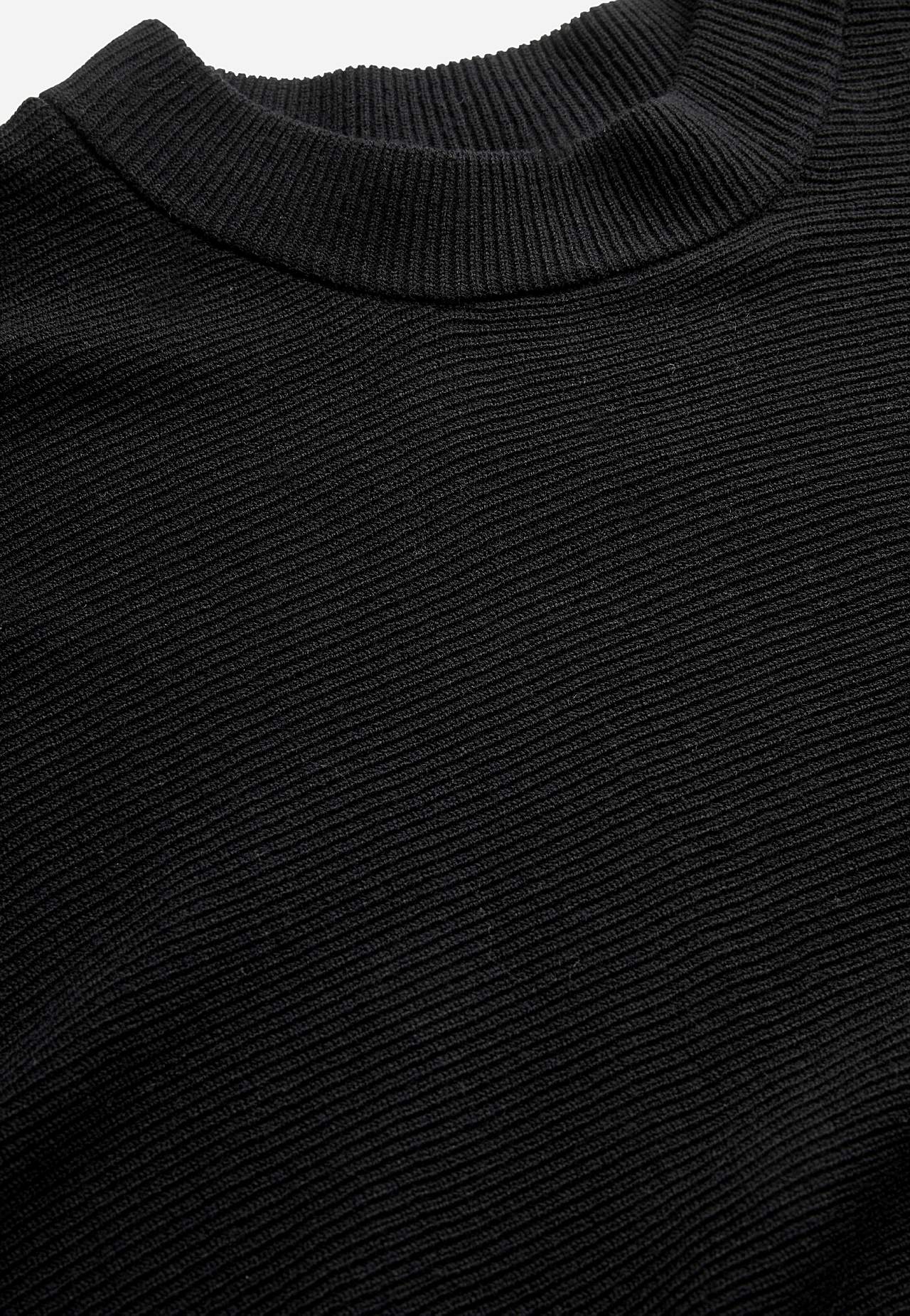 Finstrikket poncho