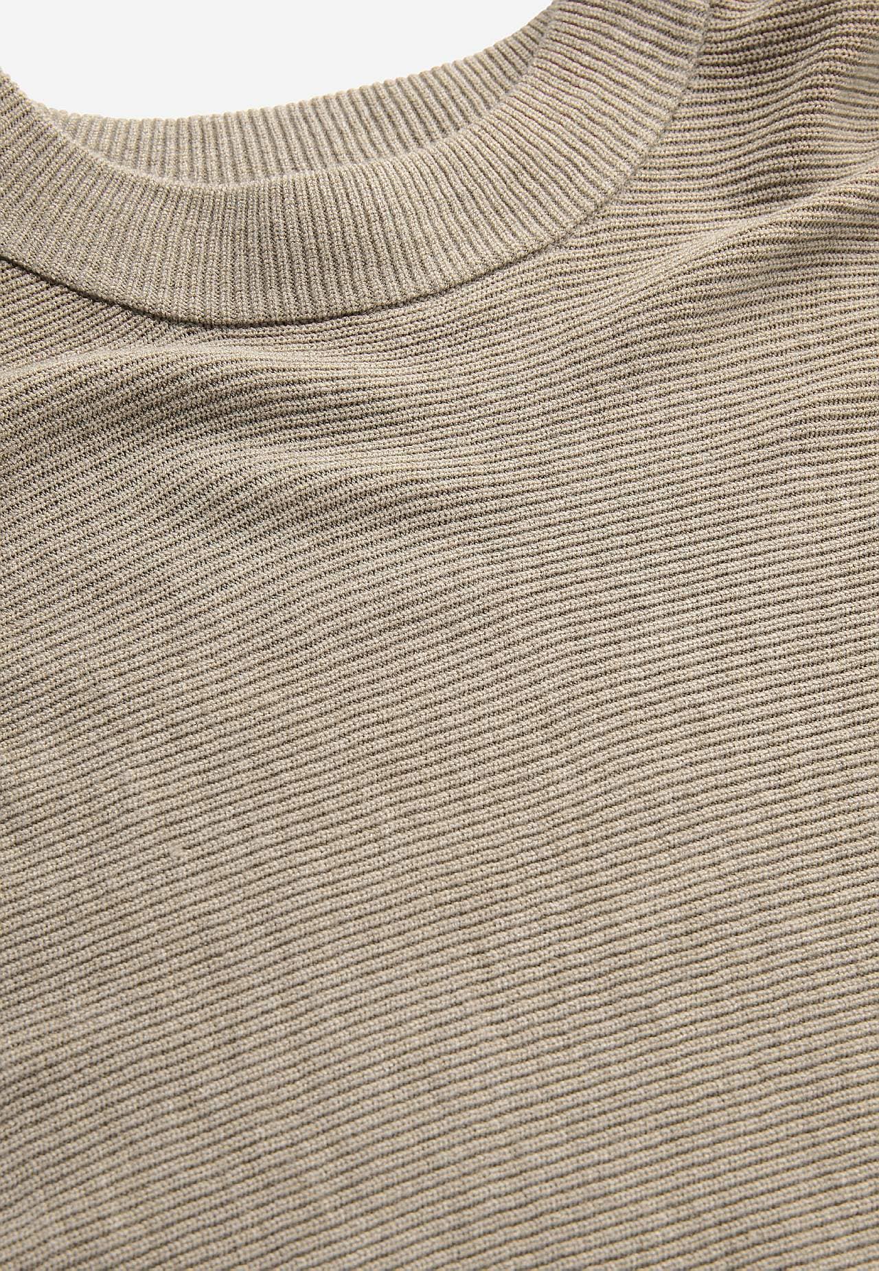 Finstrikket poncho