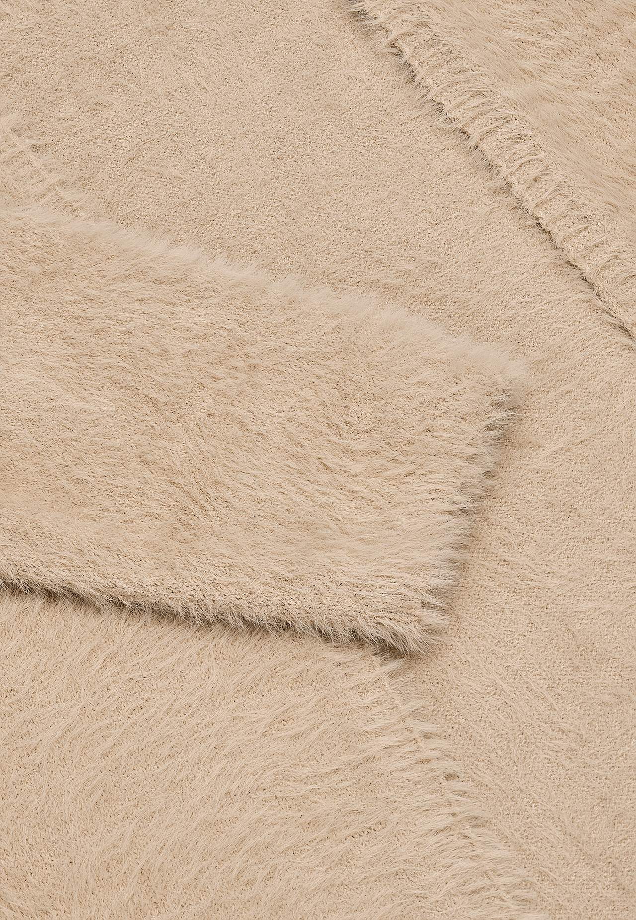 Strikket, åpen cardigan