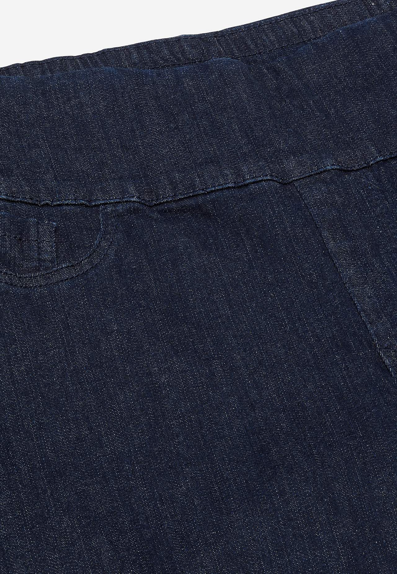 Jeans med høy elastisk midje