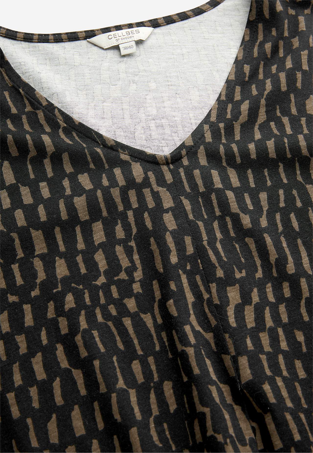 V-halset Jersey-kjole