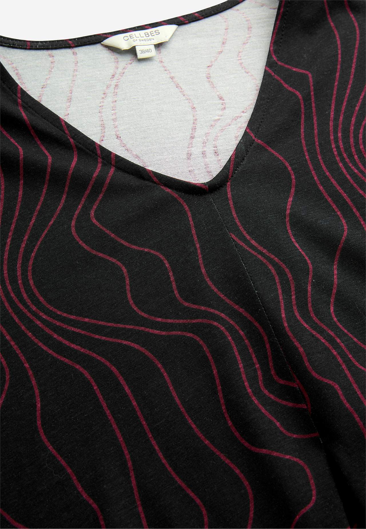 V-halset Jersey-kjole