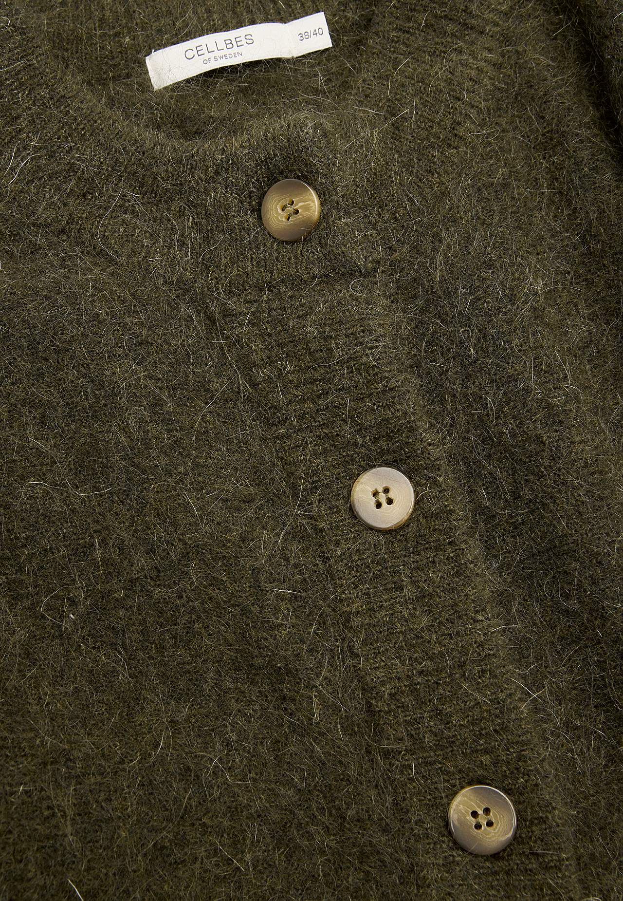 Cardigan Premium i mohair- og ullblanding