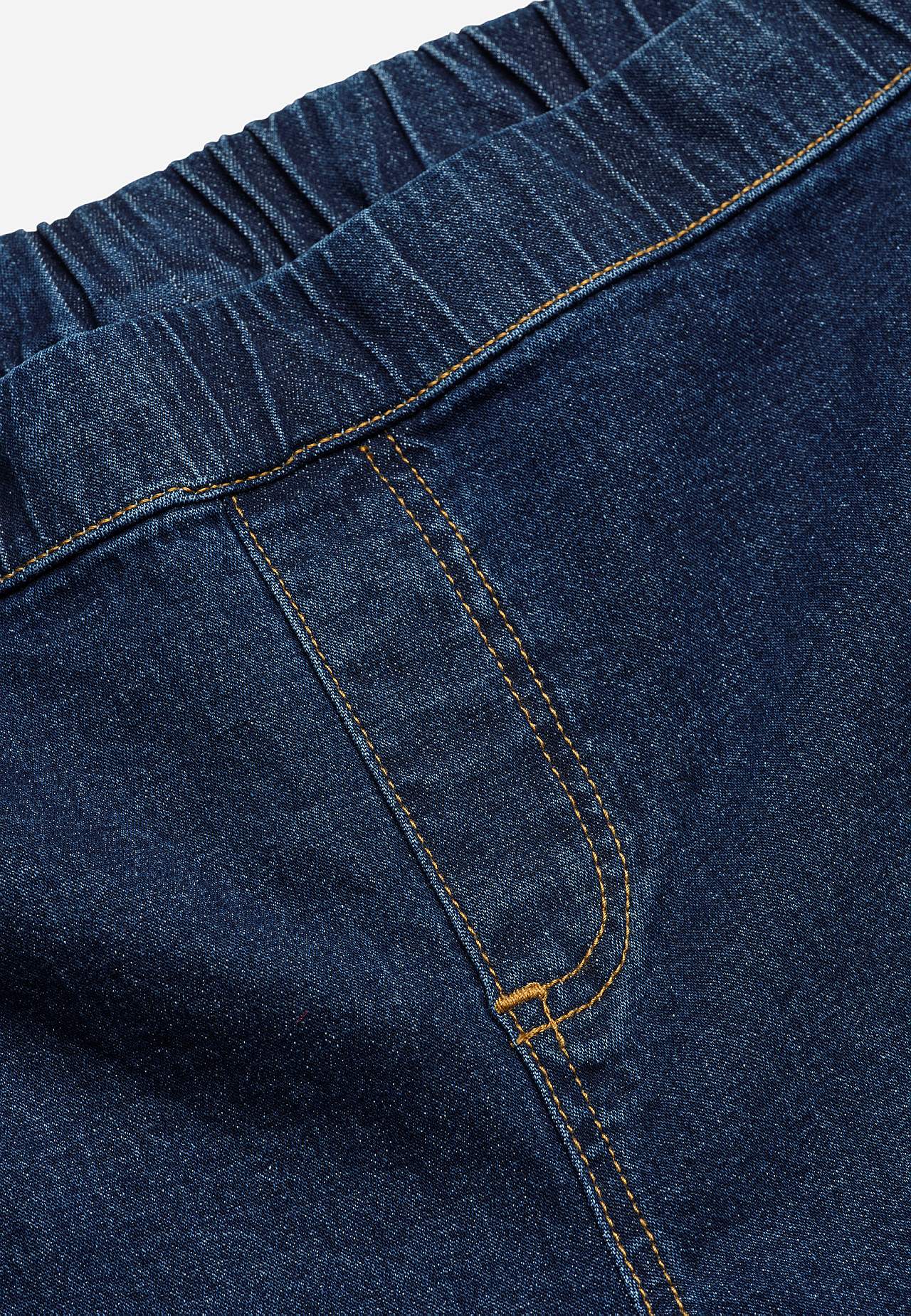 Stretchy jeggings med bootcut