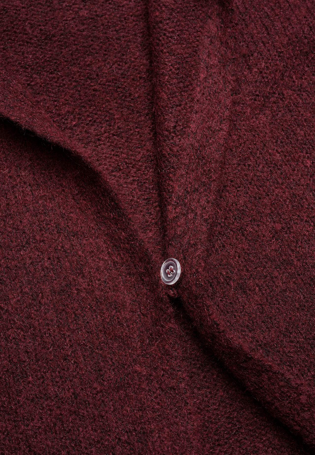 Strikket, lang cardigan