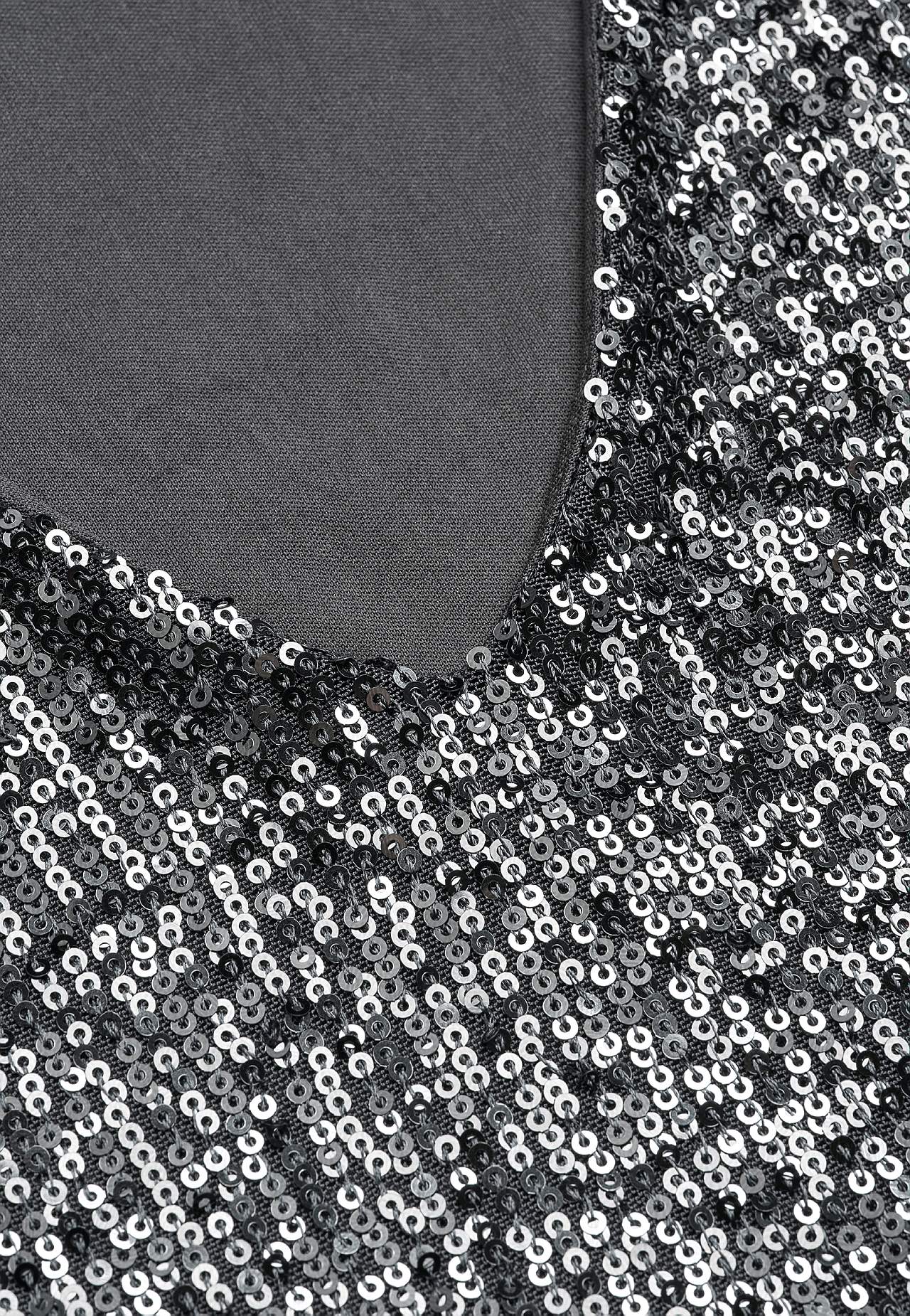 V-halset paljettkjole