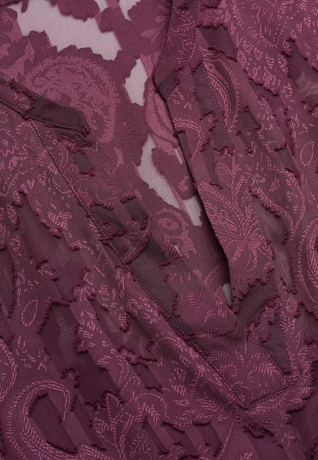 Jacquardvevd, skir bluse