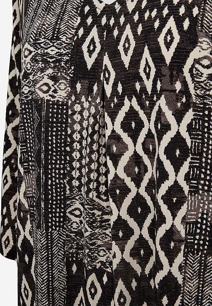 Mønstret jerseytunika med lommer