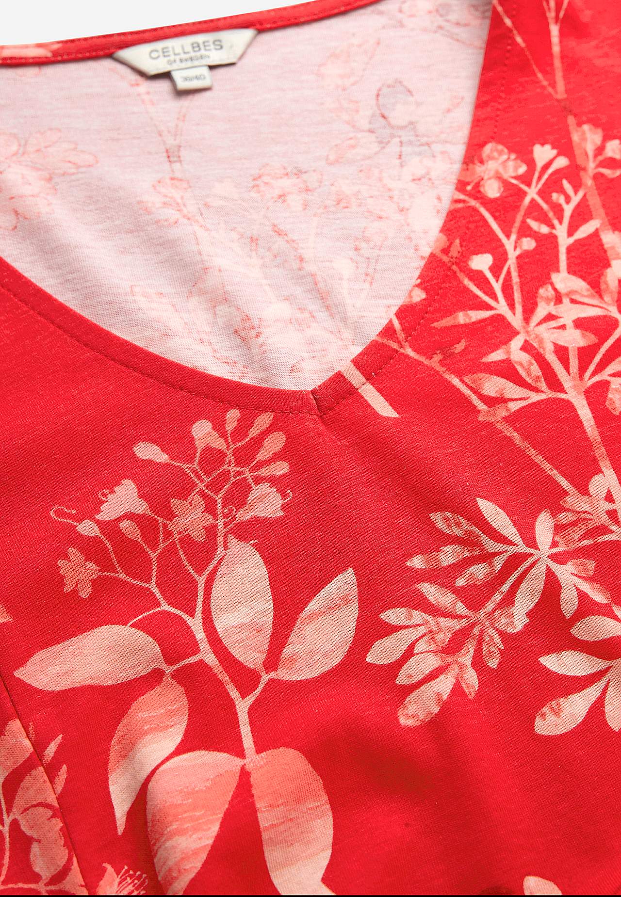 Mønstret Jersey-kjole med lommer