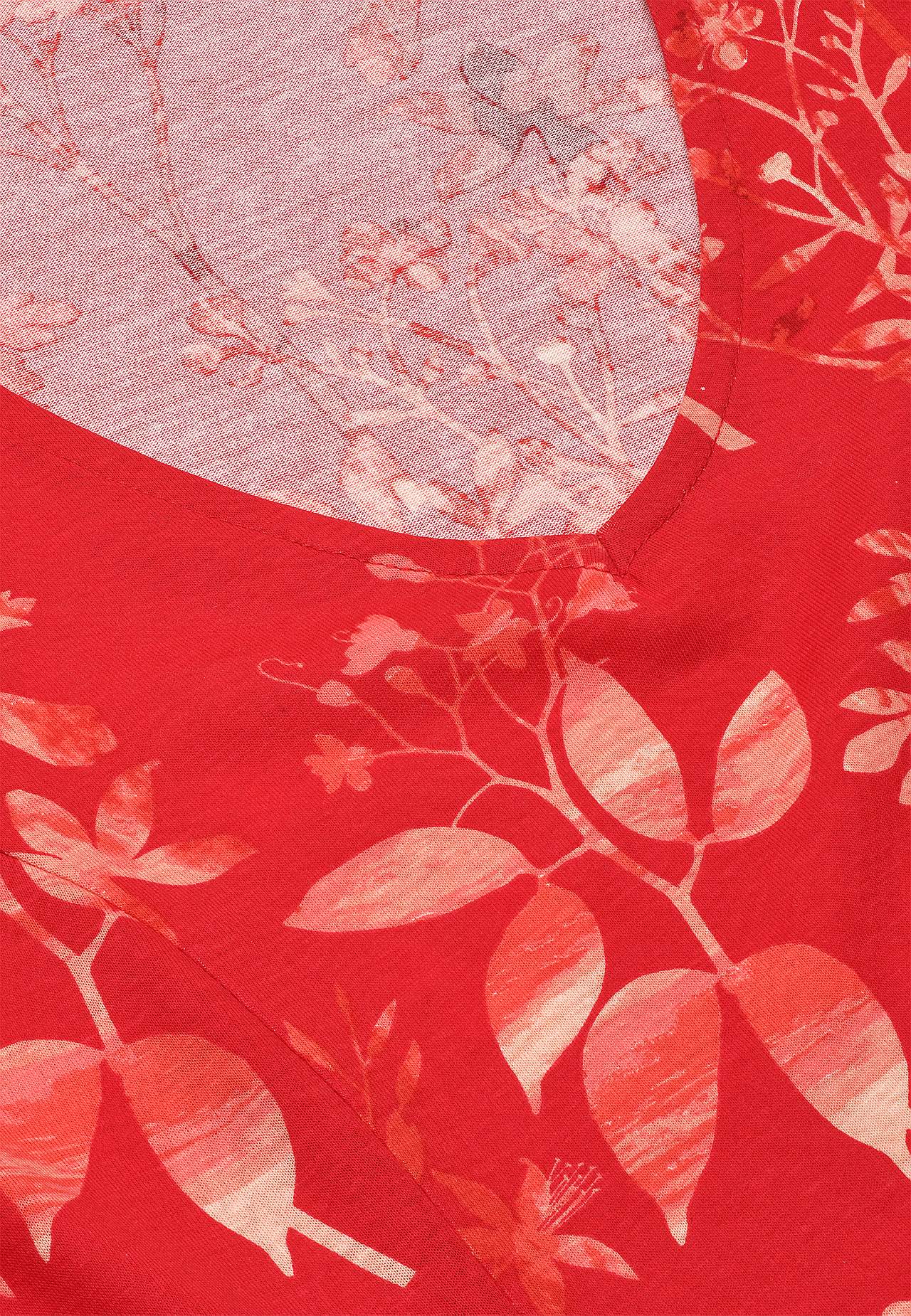 Mønstret Jersey-kjole med lommer